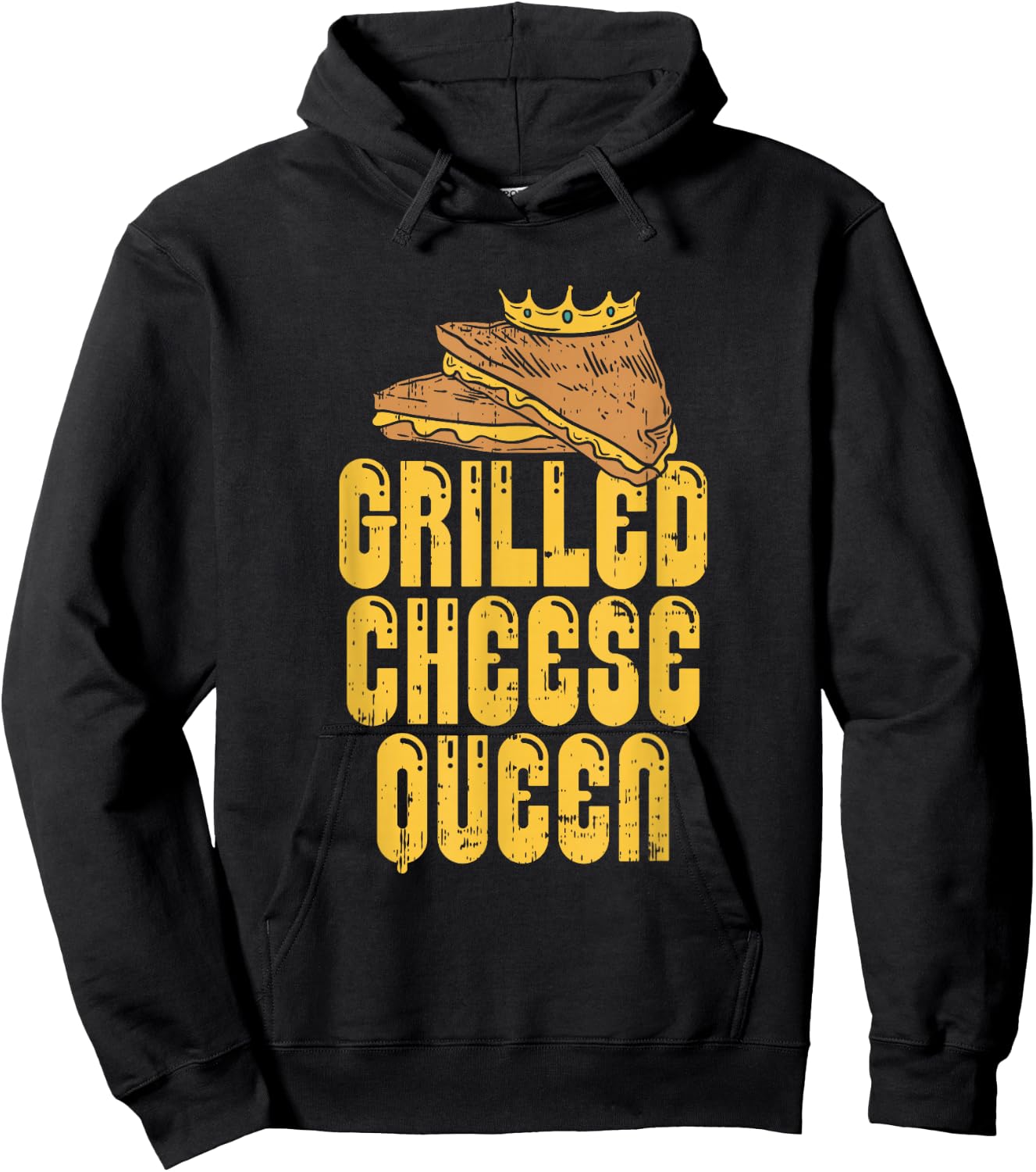Gift the Queen Grilled Cheese Maker of the House Hoodie - Hoodie | Black