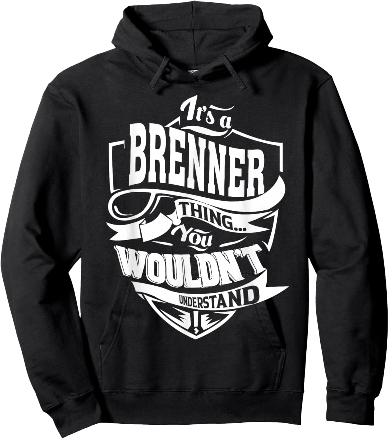 It is a Brenner Thing Gift Hoodie - Hoodie | Black