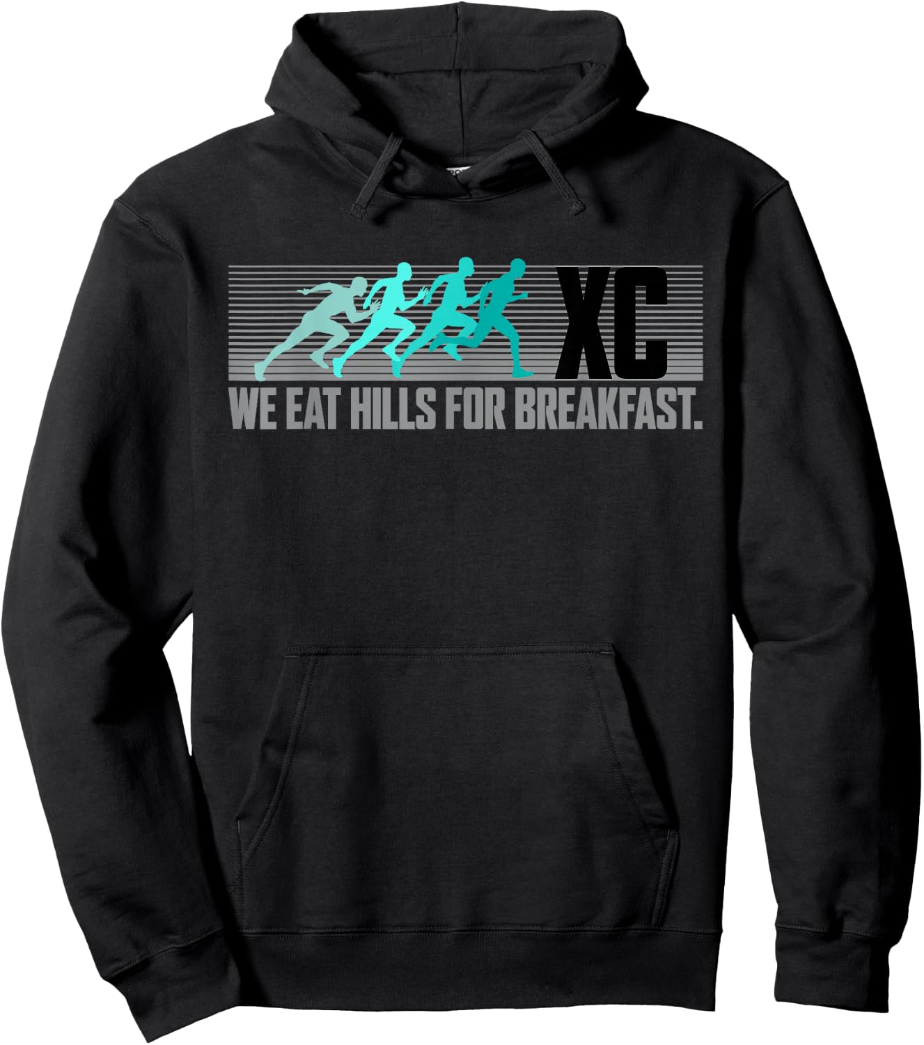 Cross Country Running Hoodie - Hoodie | Black