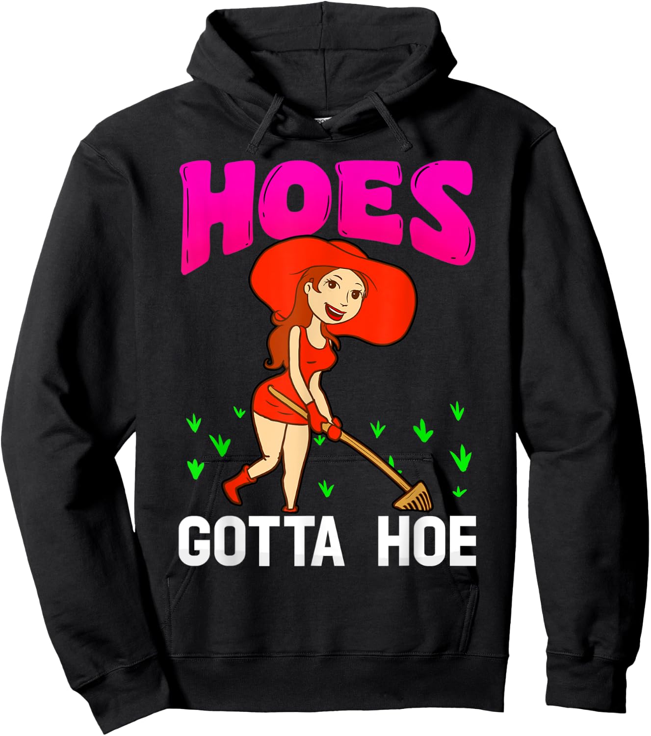 Dirty Hoe Shirt Garden Party Shirt Gardner T Shirt Hoodie - Hoodie | Black