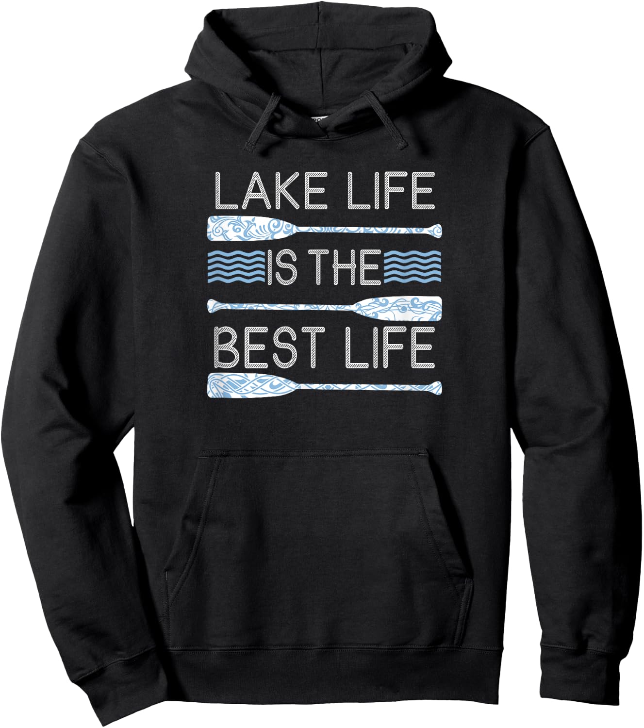 Lake Life Is The Best Life Shirt Hoodie - Hoodie | Black