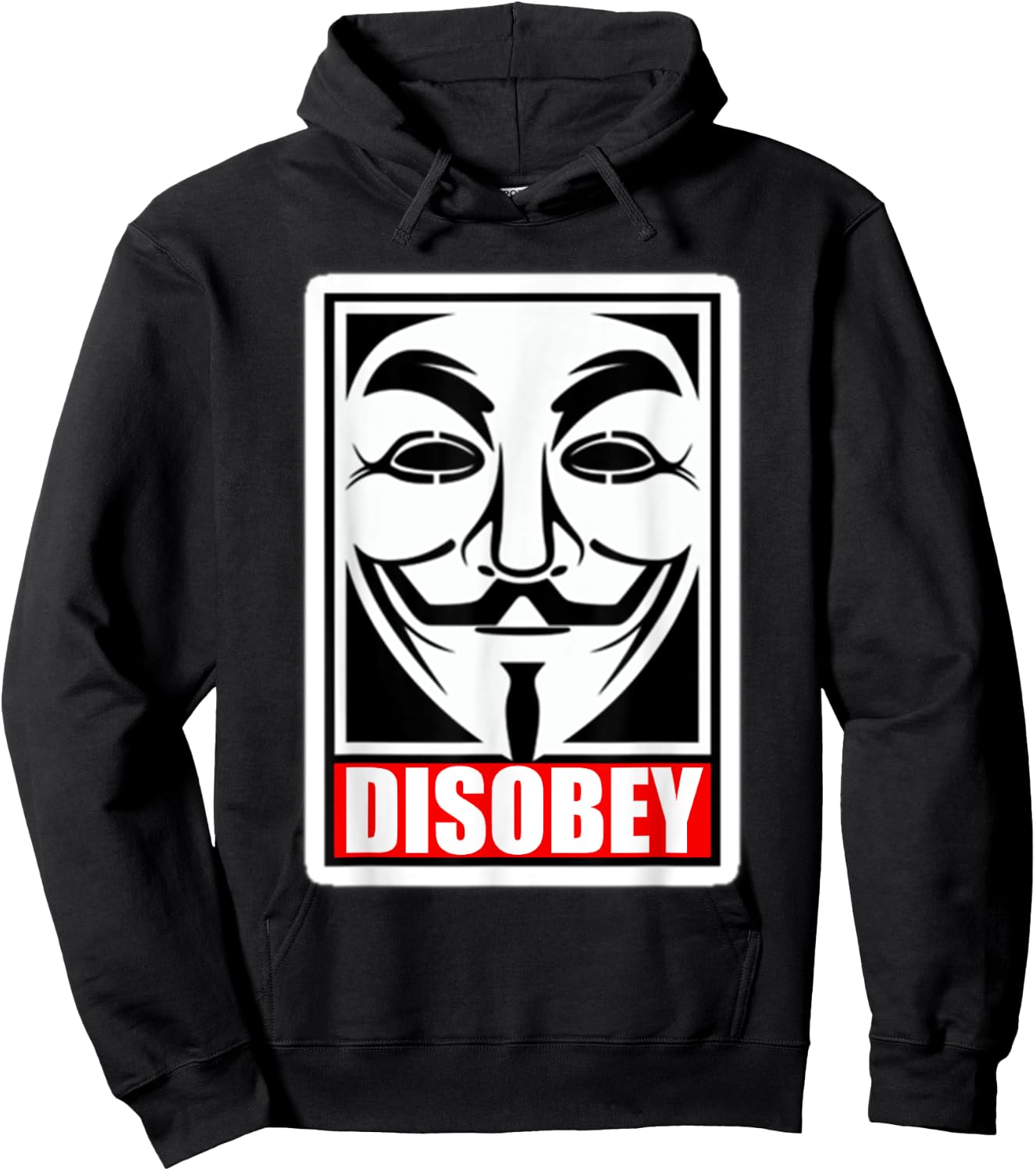 DISOBEY Disobedience Anonymous Revolution Hoodie - Hoodie | Black