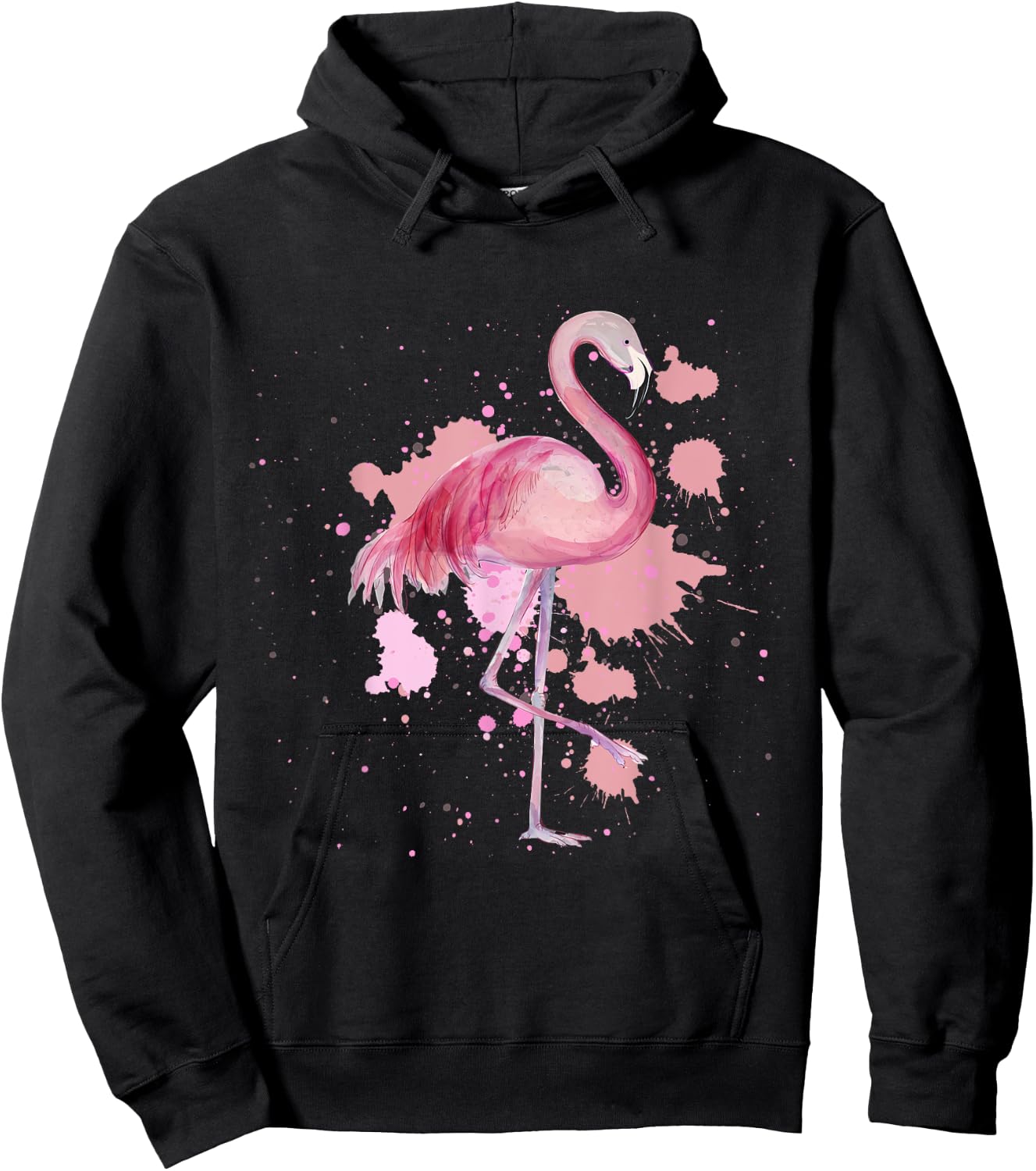 Flamingo Hoodie - Hoodie | Black