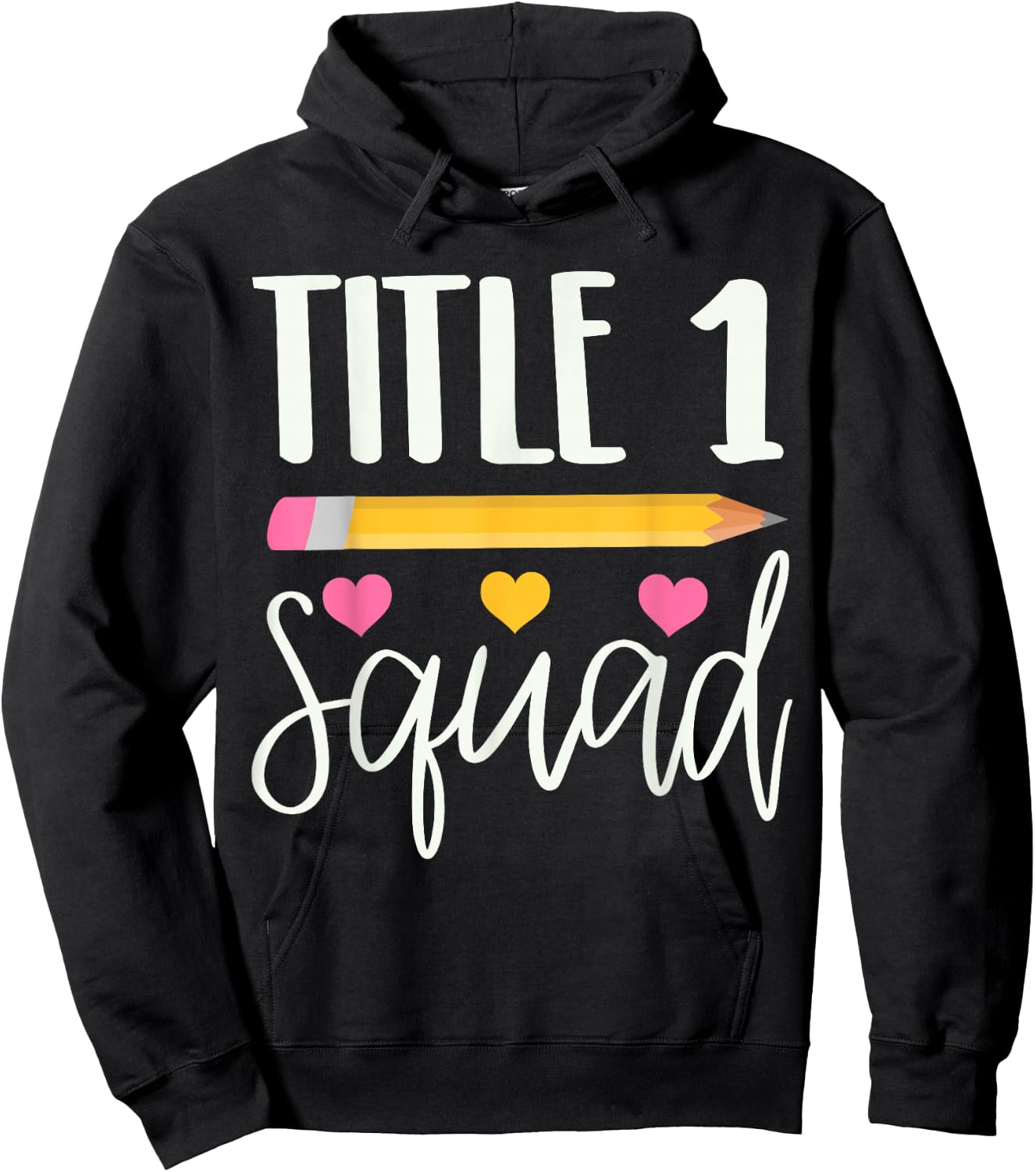 Title 1 Reading Teacher Shirt Hoodie - Hoodie | Black