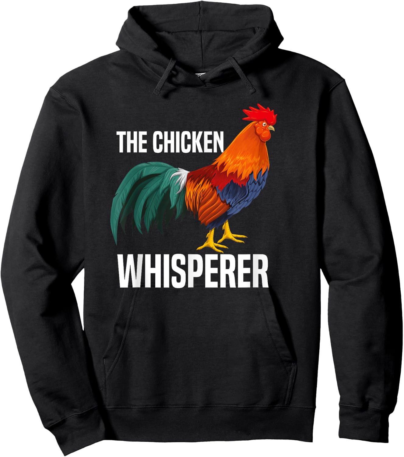 The Chicken Whisperer - Funny Farmer Shirt Hoodie - Hoodie | Black