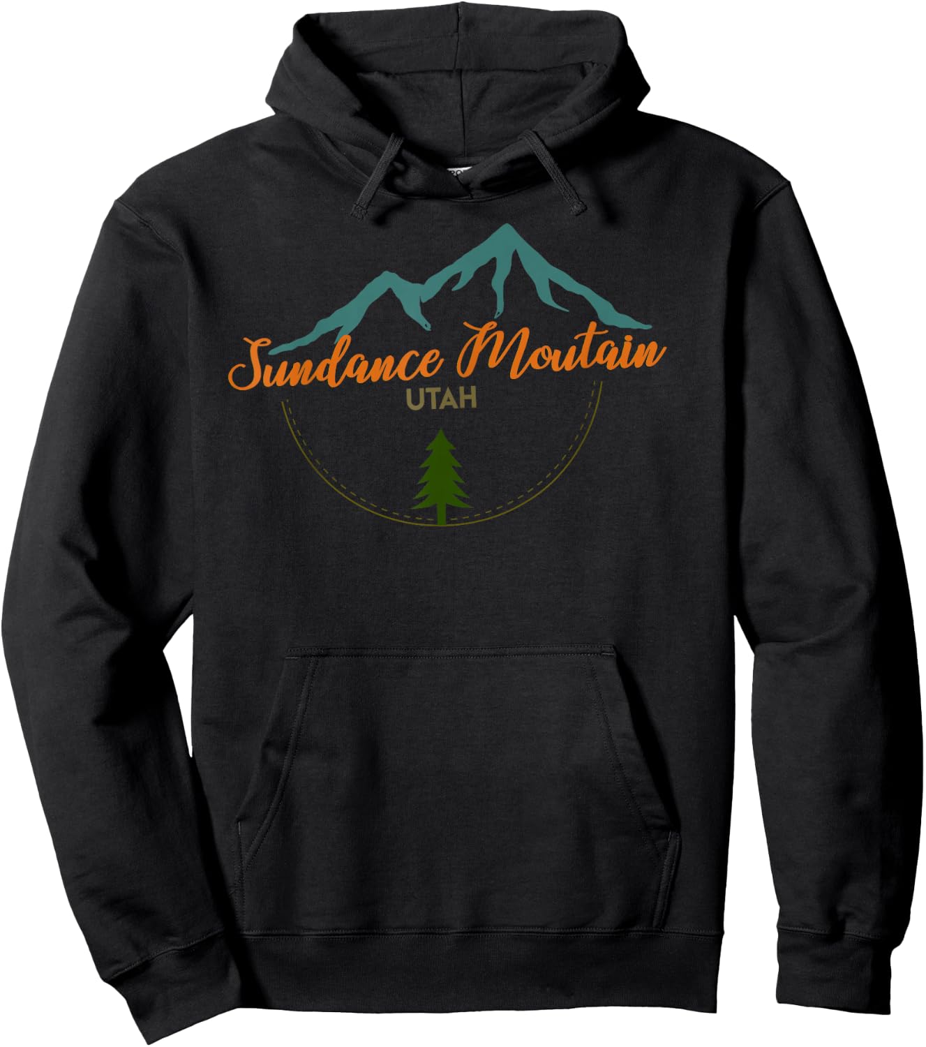 Sundance Mountain Utah Adventure Skiing Snowboard Shirt Hoodie - Hoodie | Black