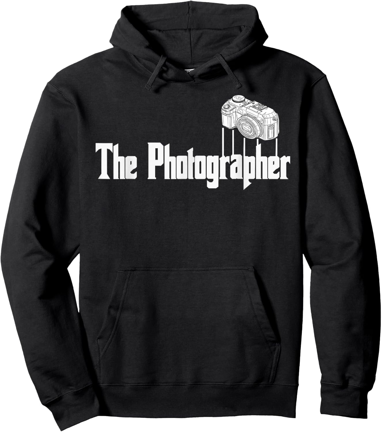Funny The Photographer Photography Camera Hoodie - Hoodie | Black