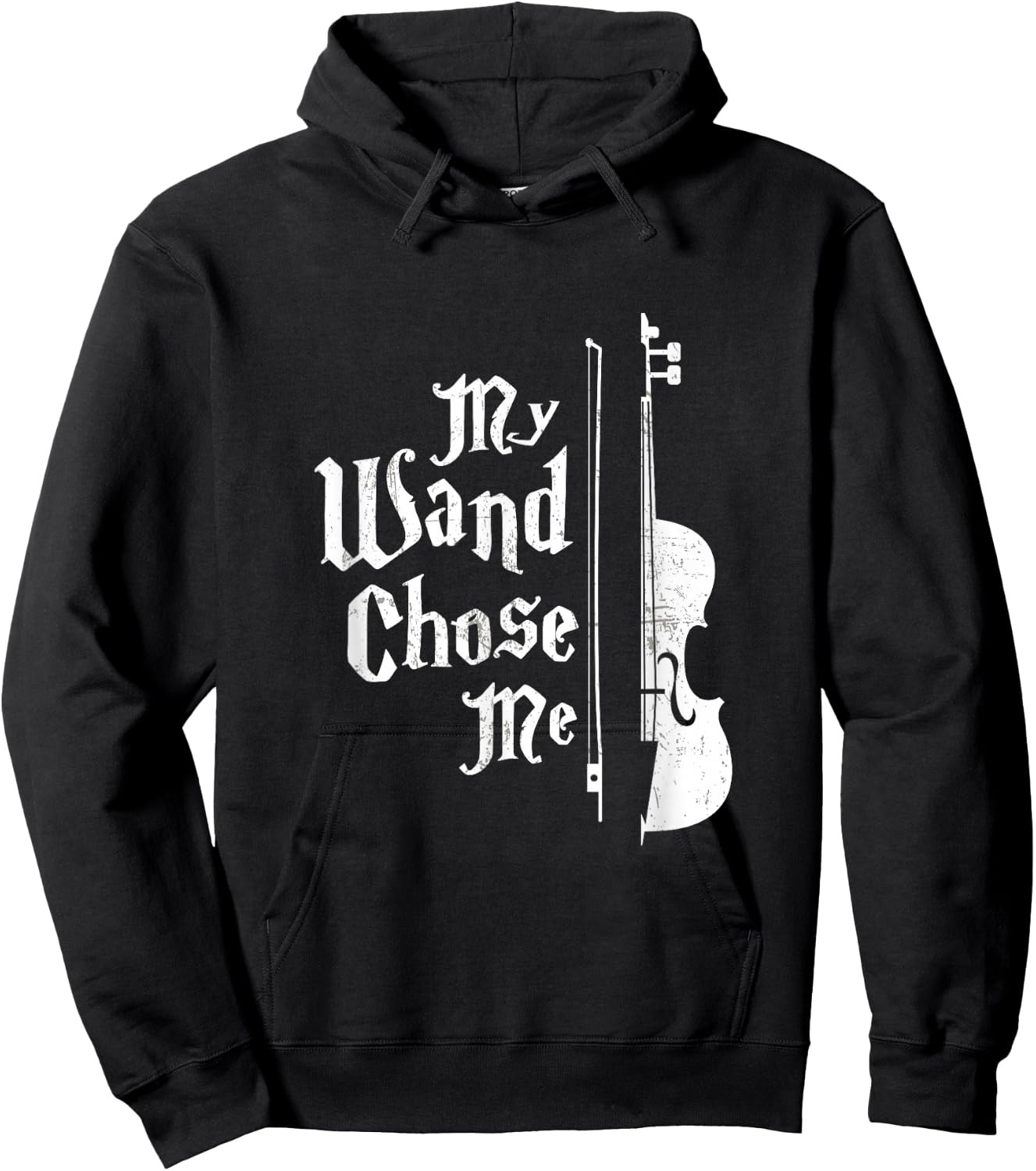 Violin - My Wand Chose Me Magic Wizard Hoodie - Hoodie | Black