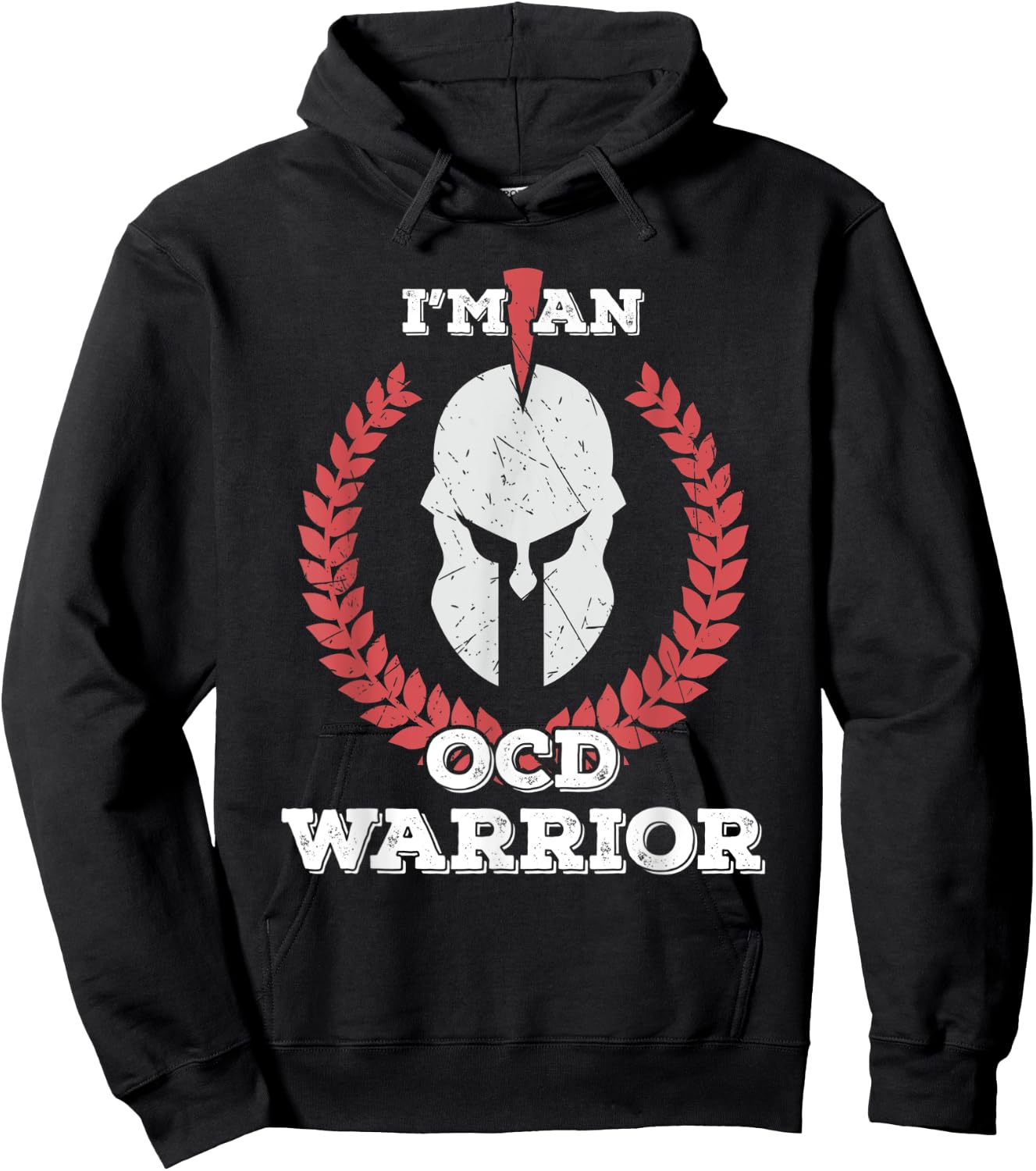 I'm an OCD Warrior Obsessive-compulsive Disorder Awareness Hoodie - Hoodie | Black