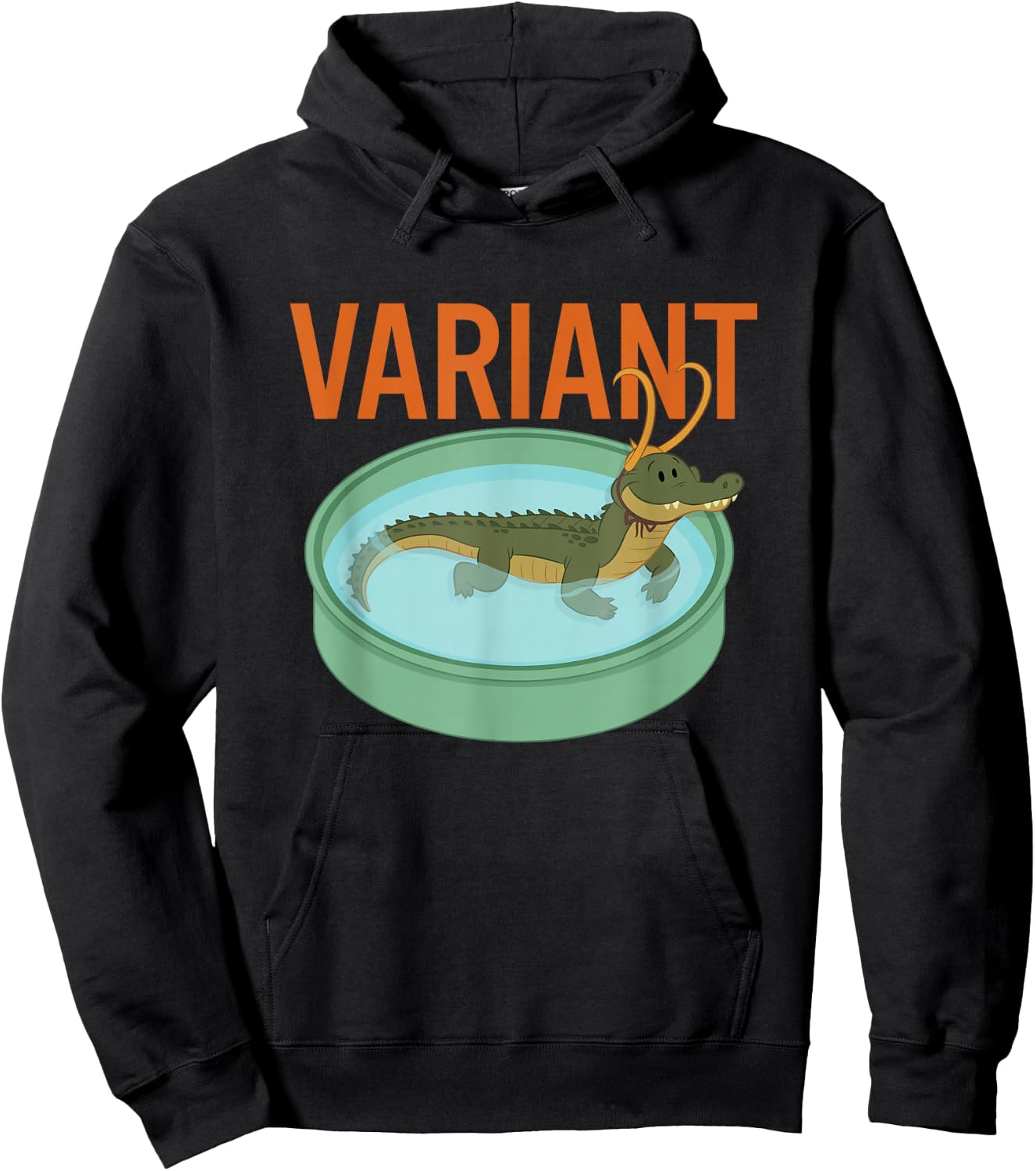 Marvel Loki Alligator Loki Variant Kiddie Pool Hoodie - Hoodie | Black