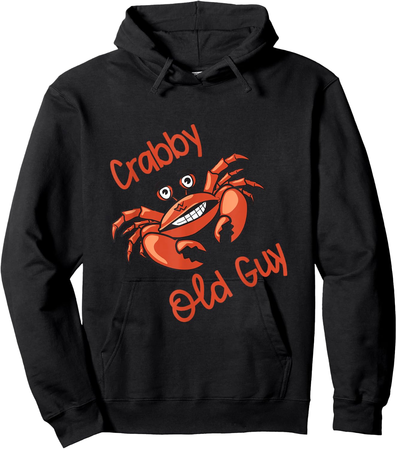 Crabby Old Guy Hoodie - Hoodie | Black