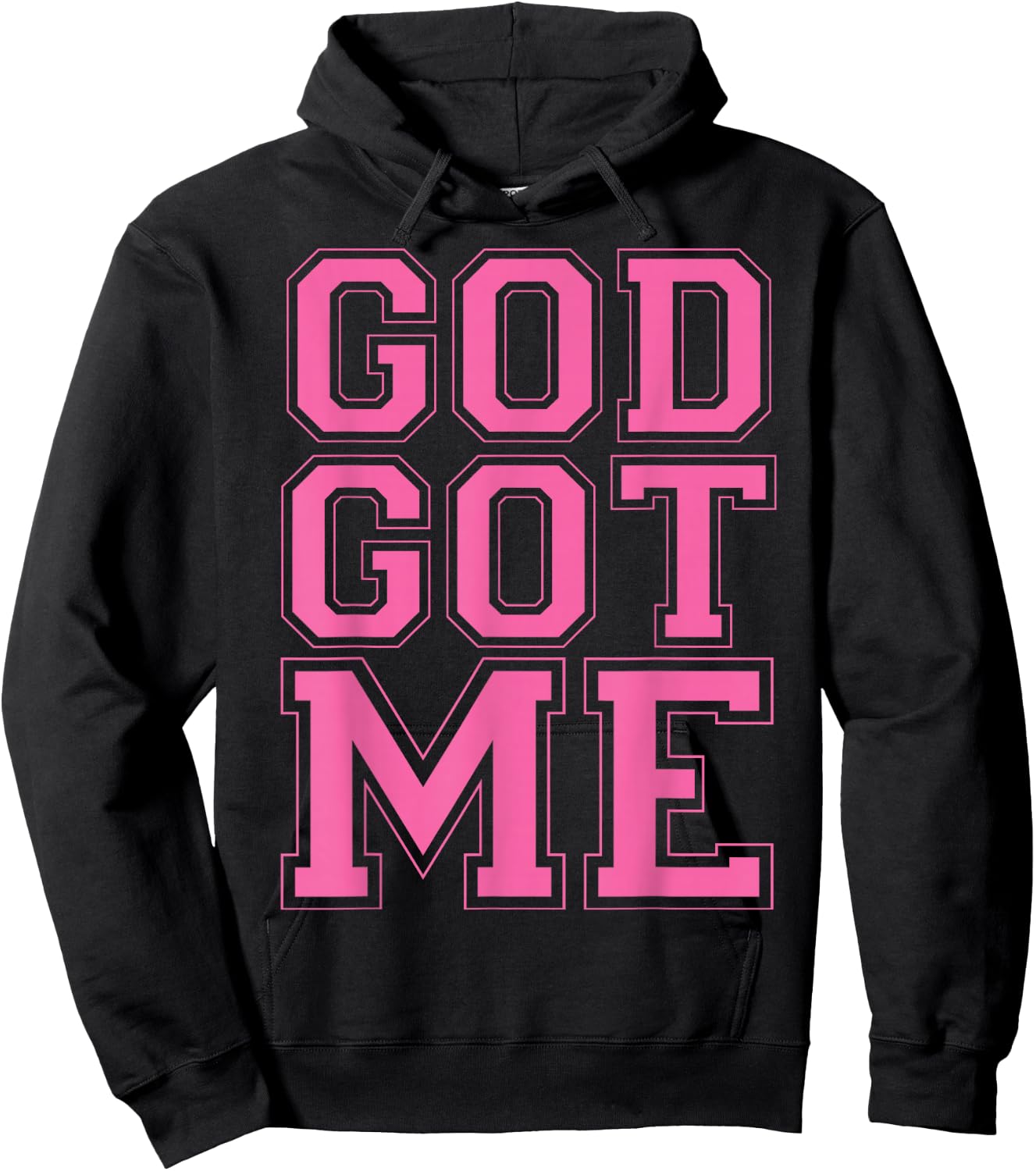 Christian T Shirts God Got Me (Pink) Hoodie - Hoodie | Black