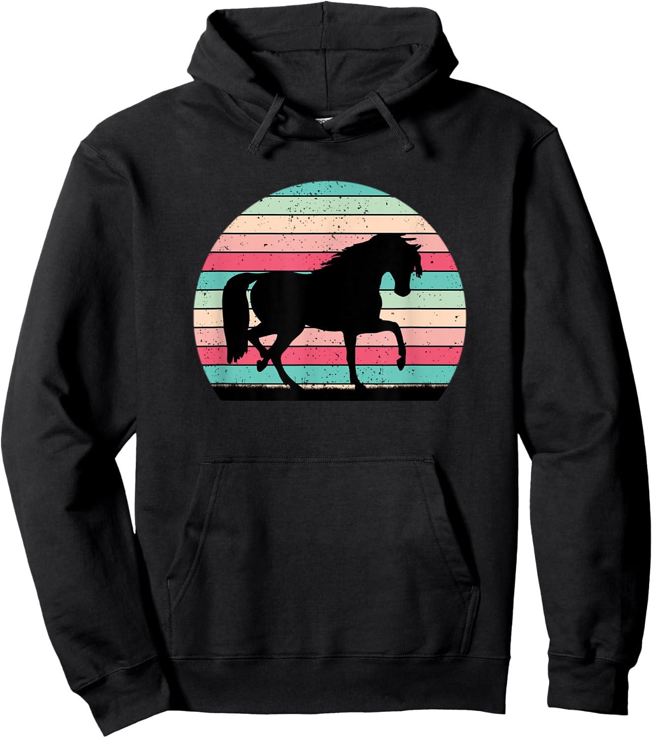 Arabian horse Beauty graphic design Hoodie - Hoodie | Black