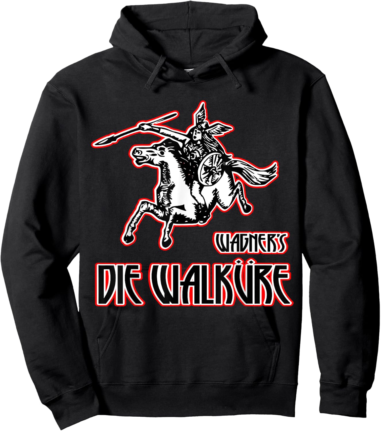 Wagner's Die Walkure epic music, Valkyrie color Hoodie - Hoodie | Black