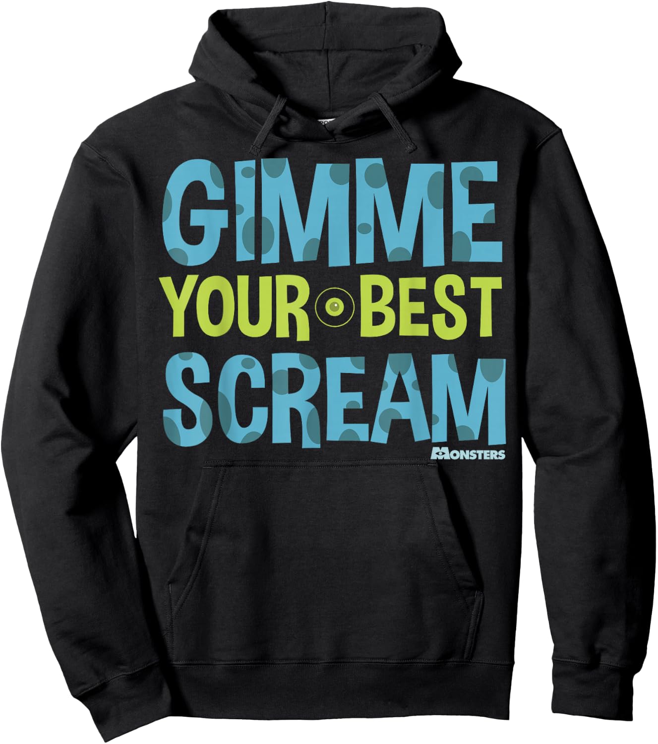 Disney Pixar Monsters Inc. Your Best Scream Graphic Hoodie - Hoodie | Black