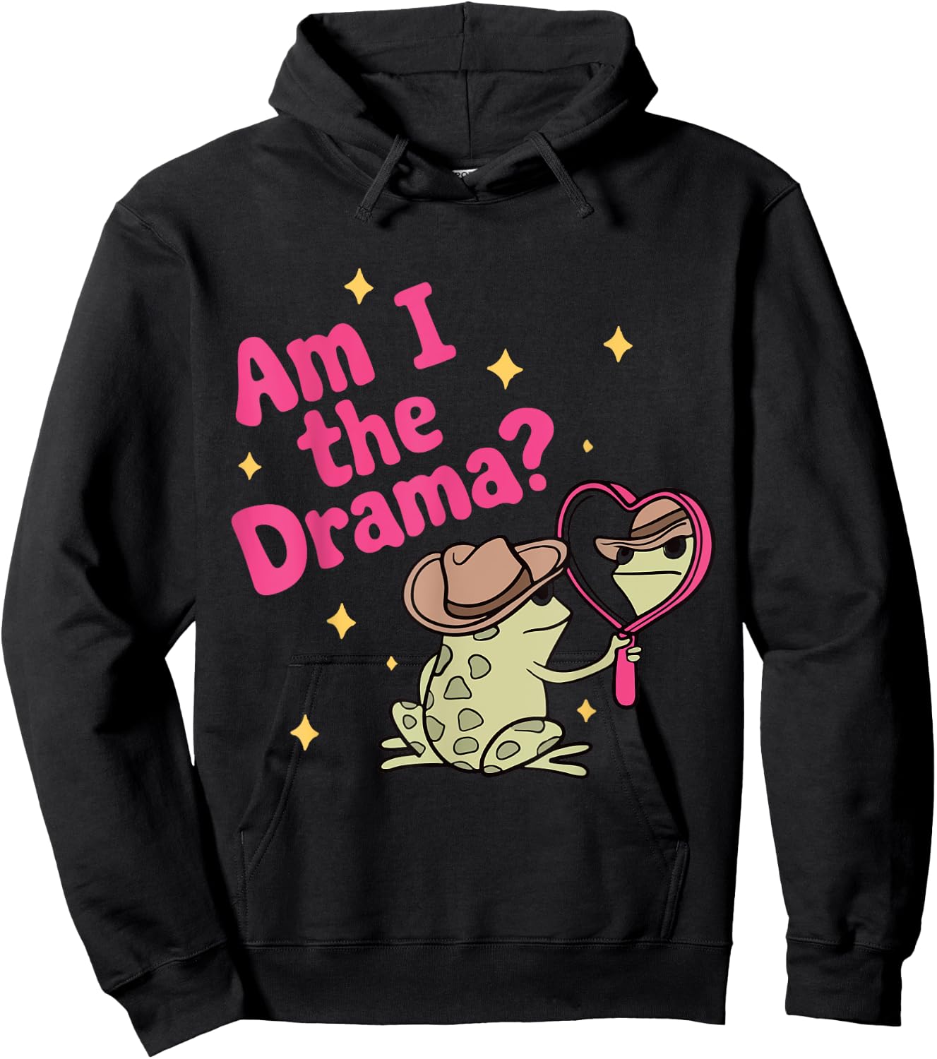 Am I The Drama Hoodie - Hoodie | Black