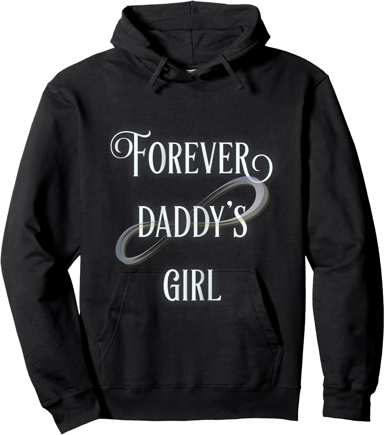 Forever Daddys Girl Hoodie - Hoodie | Black