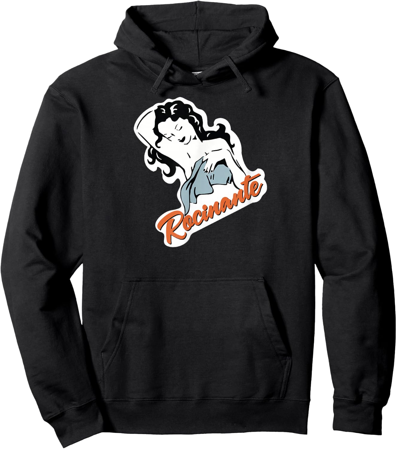 The Expanse Rocinante Logo - Women's Black Cotton 60% Polyester 40% Classic Fit Short Sleeve - Small Hoodie - Hoodie | Black
