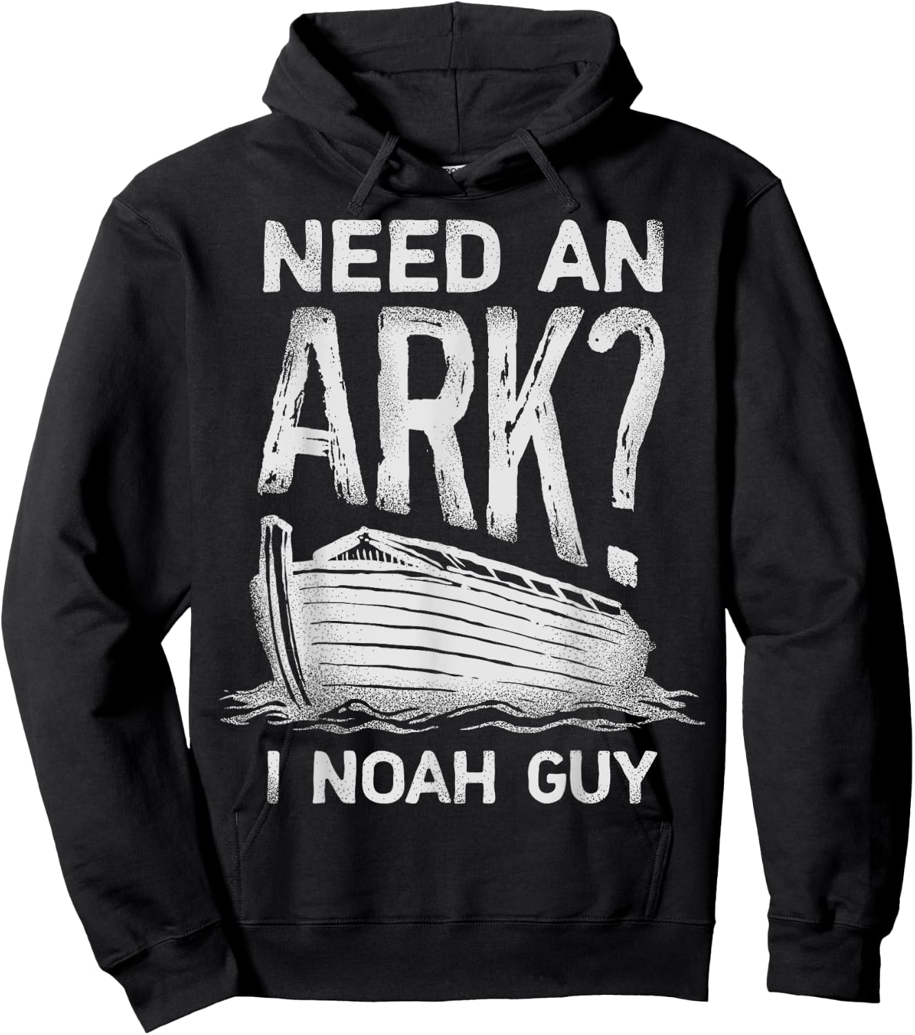 Need an Ark I Noah Guy Funny Christian Men Women Pun Humour Hoodie - Hoodie | Black
