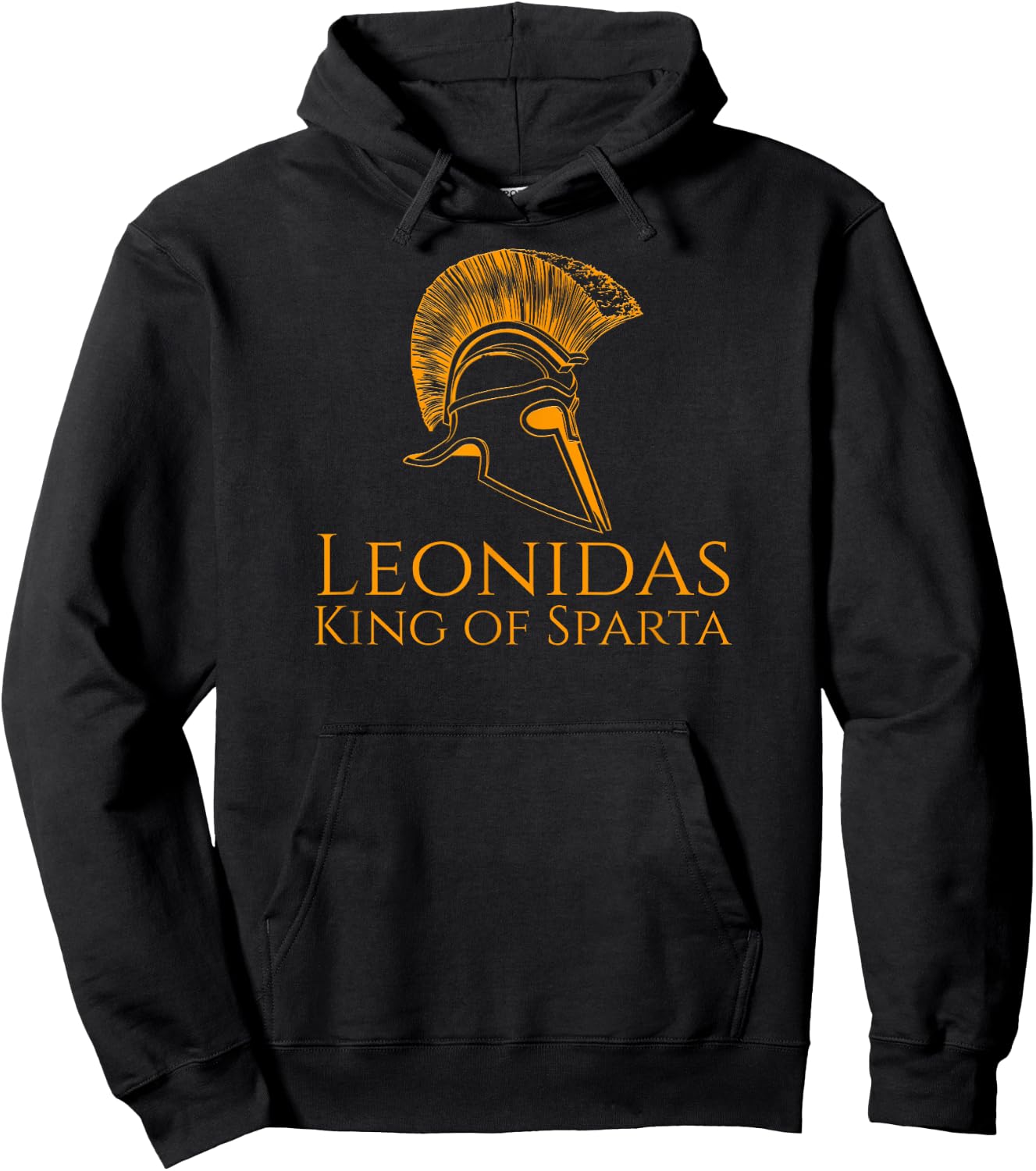 Ancient Greece - Leonidas King Of Sparta Hoodie - Hoodie | Black