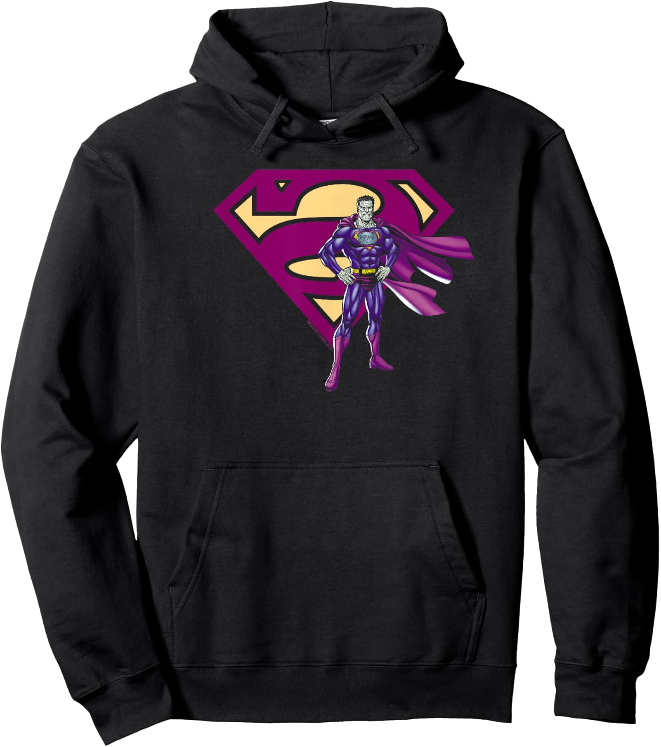 Superman Bizarro & Logo Hoodie - Hoodie | Black