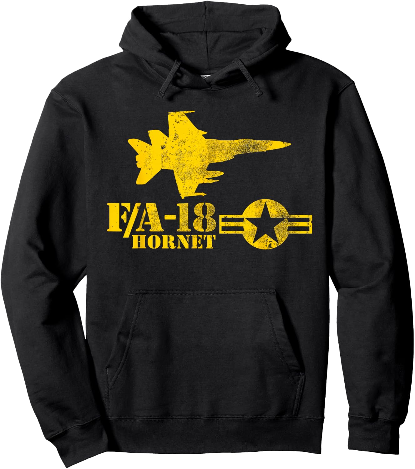 Navy Fighter Jet - F/A-18 Hornet Hoodie - Hoodie | Black