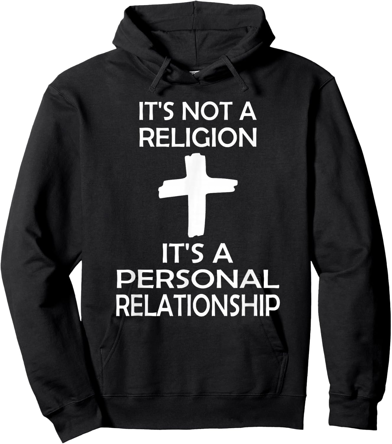 I'ts Not A Religion, It's A Personal Relationship Hoodie - Hoodie | Black