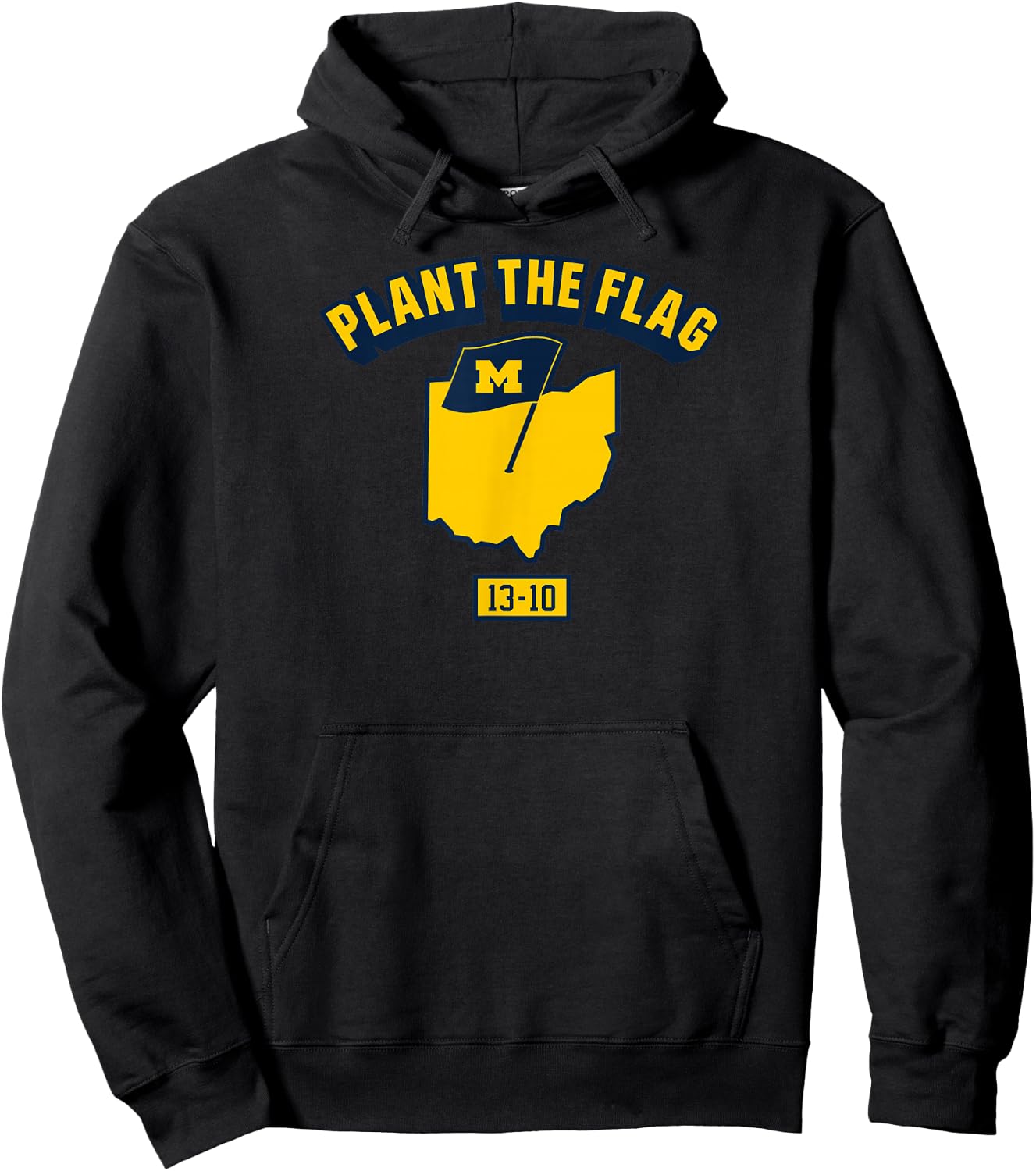 Plant The Flag 2024 - Michigan Football Hoodie - Hoodie | Black