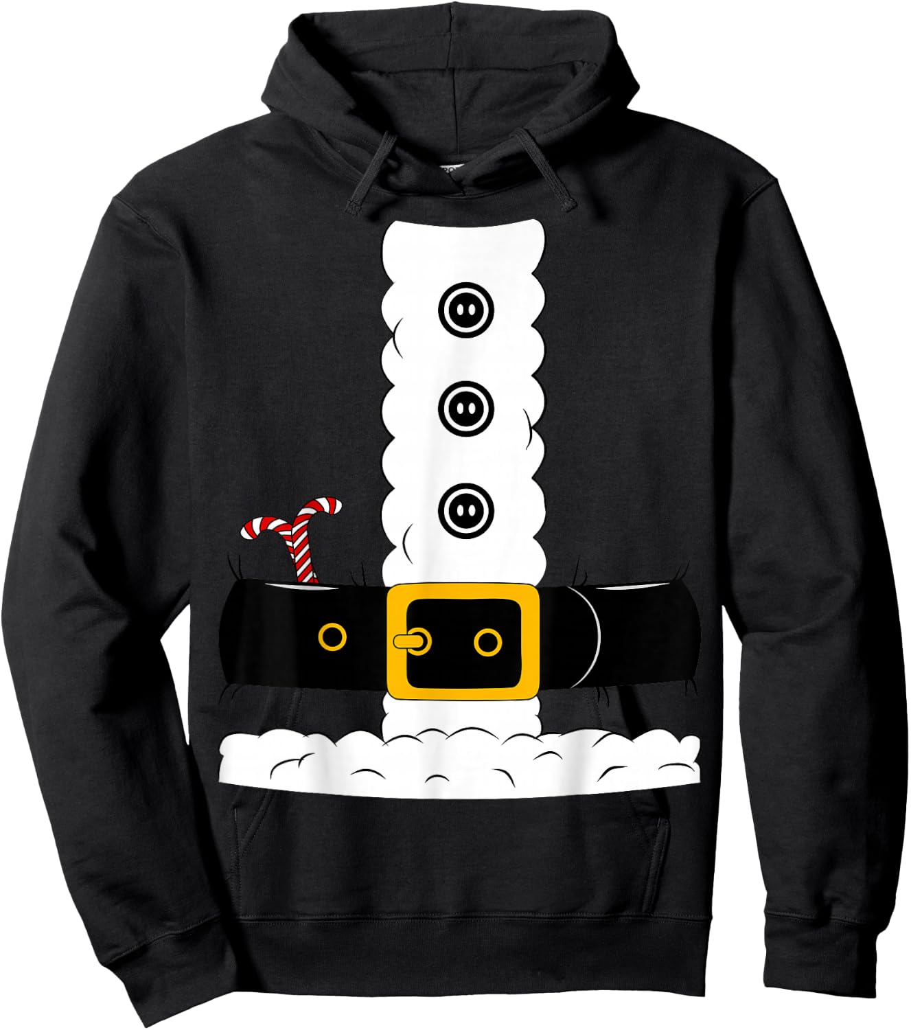 Christmas Santa Claus Suit Adult Men Women Kids Hoodie - Hoodie | Black