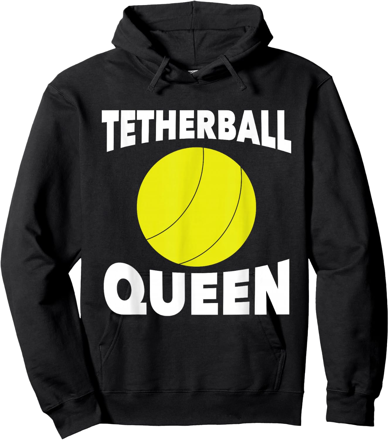 Tetherball Queen Tetherball Lover Player Funny Hoodie - Hoodie | Black