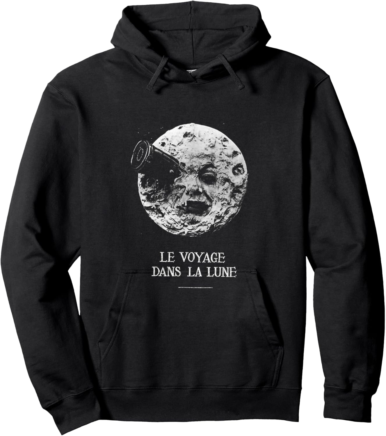 A Trip to the Moon (1902) Silent Movie Moon Hoodie - Hoodie | Black