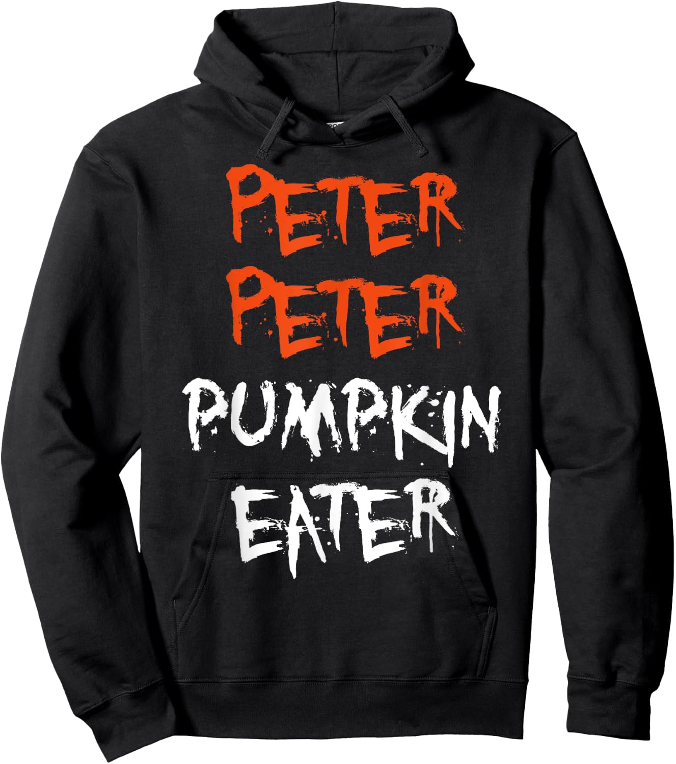 Peter Pumpkin Eater Women and Kids Halloween Hoodie - Hoodie | Black