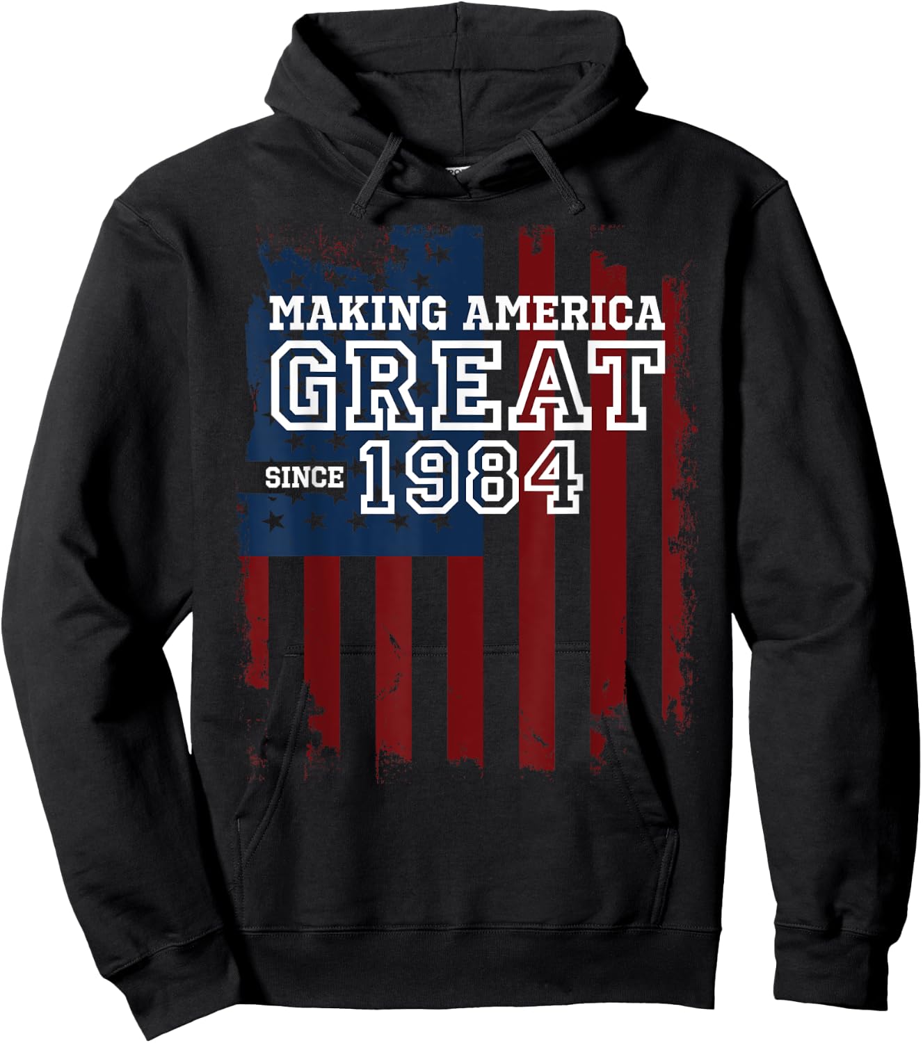 36th Birthday Patriots Gifts Making America Great Since 1984 Hoodie - Hoodie | Black