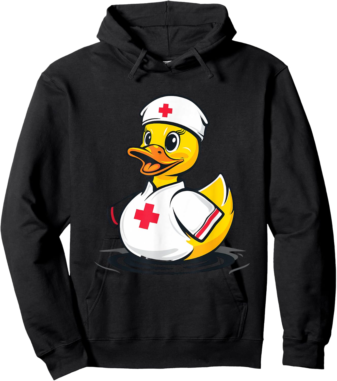 Rubber Duck Nurse Doctor Rubber Duck Healthcare Nursing Hoodie - Hoodie | Black