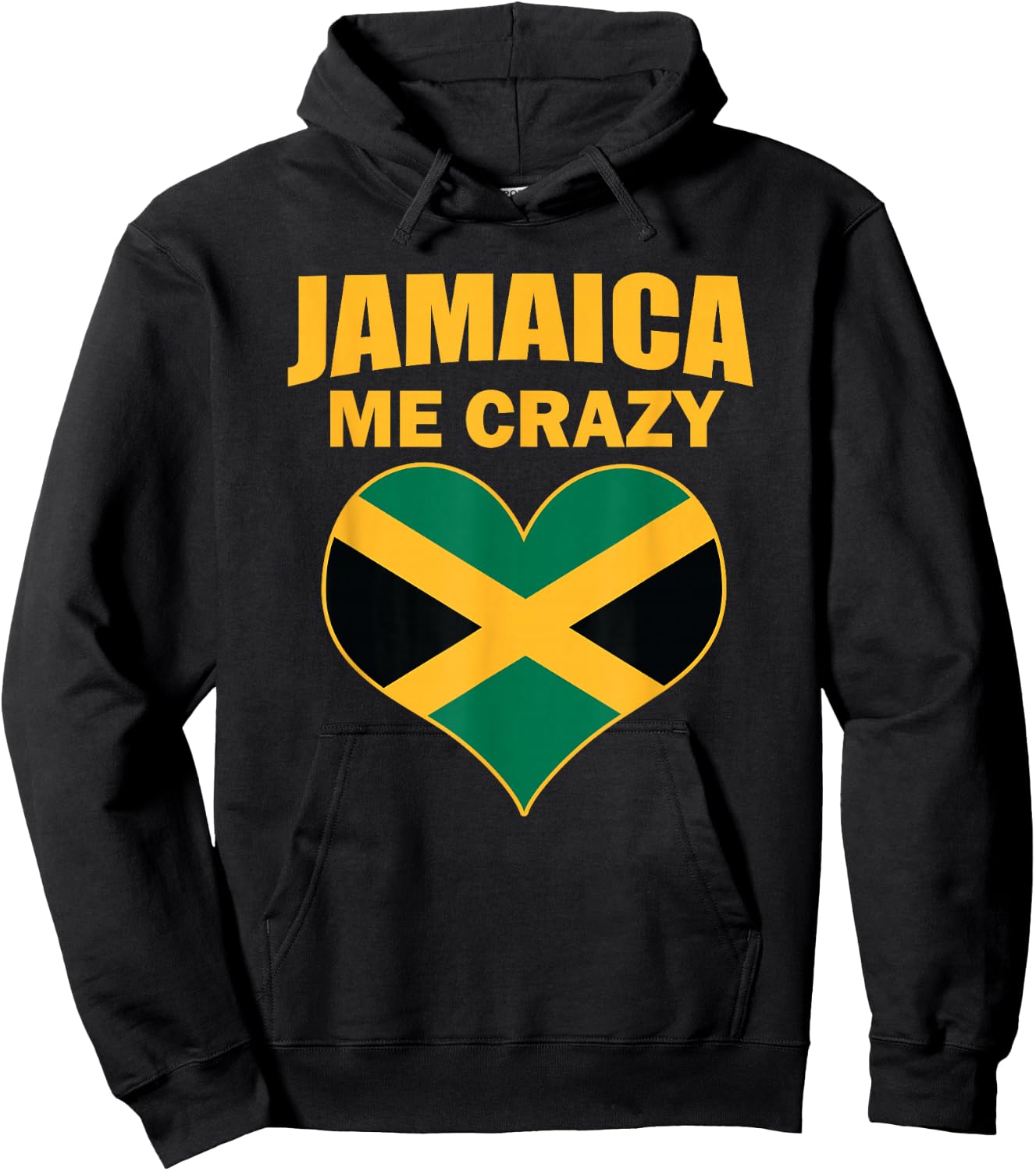 Jamaican Me Crazy Jamaica Quote Hoodie - Hoodie | Black