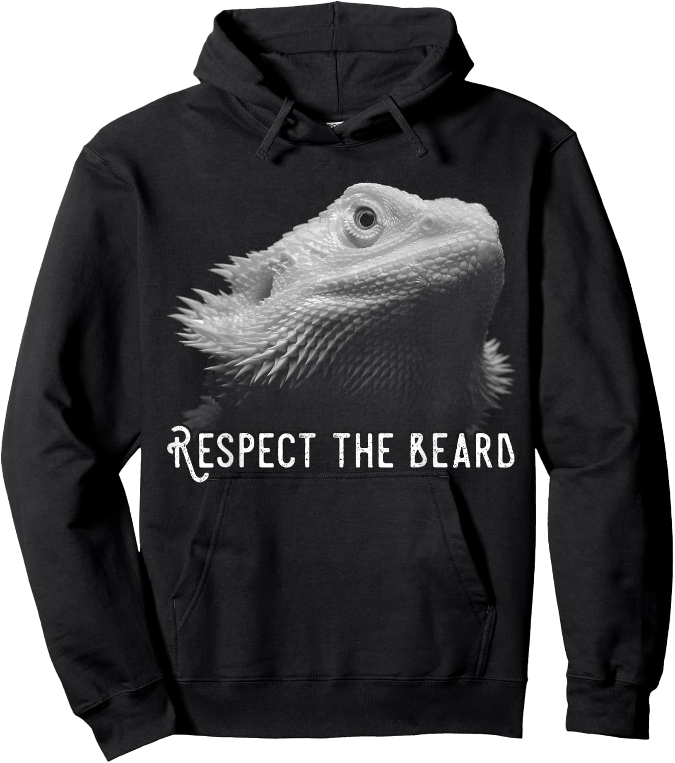 Funny Bearded Dragon Gift Reptile Lover Funny Reptile Lizard Hoodie - Hoodie | Black