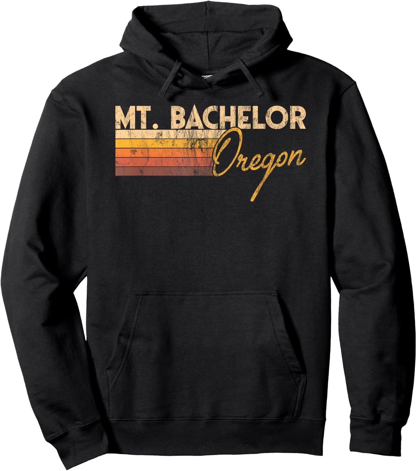 Mt. Bachelor Oregon Hoodie - Hoodie | Black