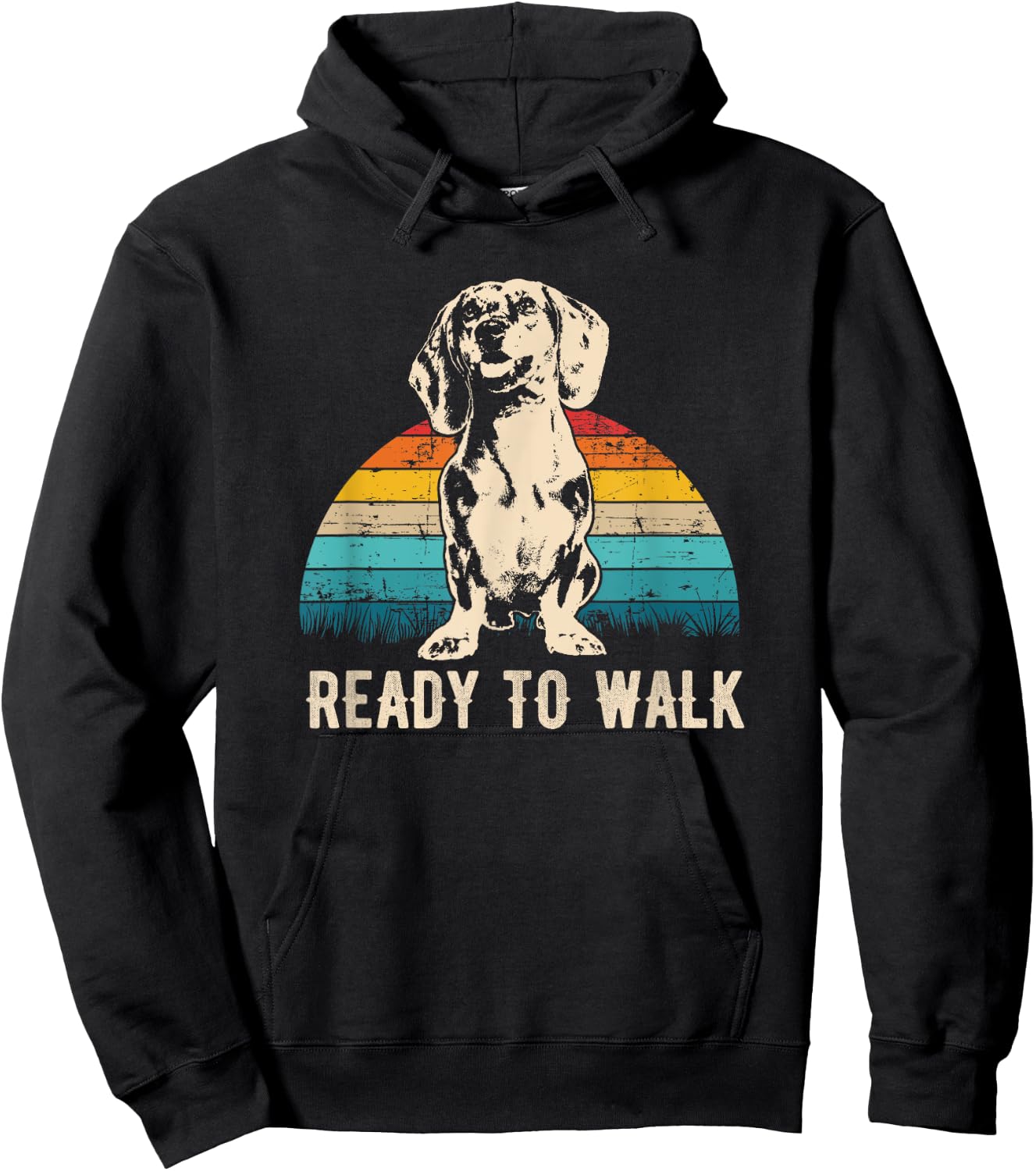 Dachshund Doxie Wiener Sausage Dog Men Women Kids Hoodie - Hoodie | Black