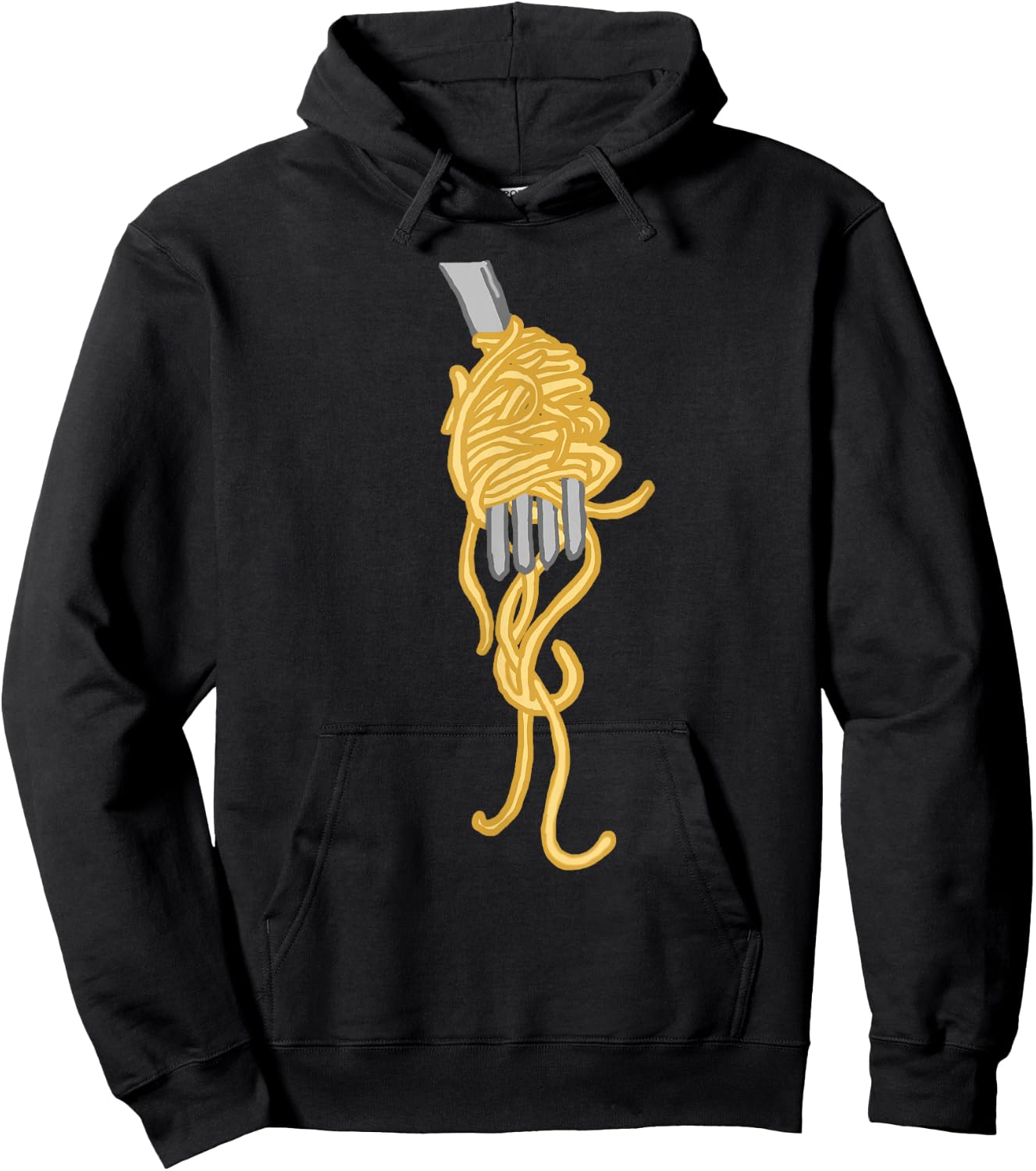 Spaghetti Pasta Noodles Italian Kitchen Chef Gourmet Hoodie - Hoodie | Black