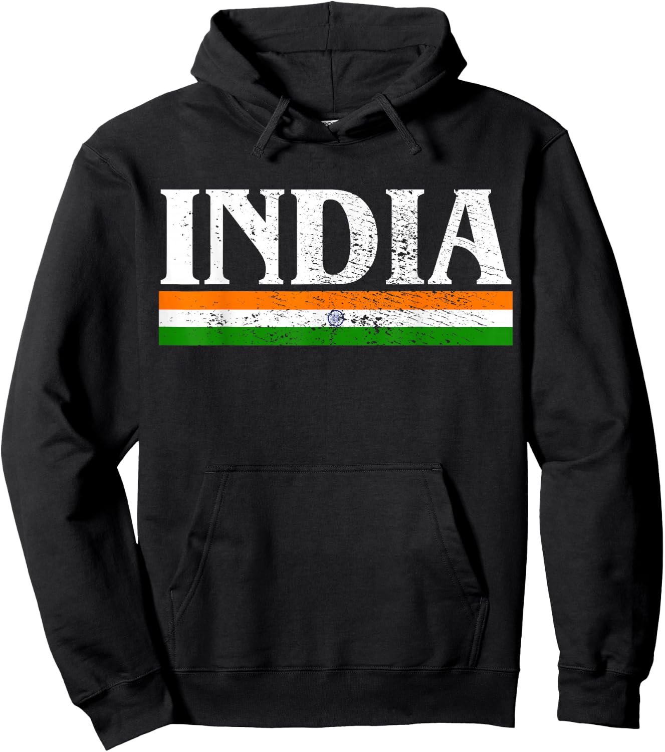 Travel Love India India Vintage Hoodie - Hoodie | Black