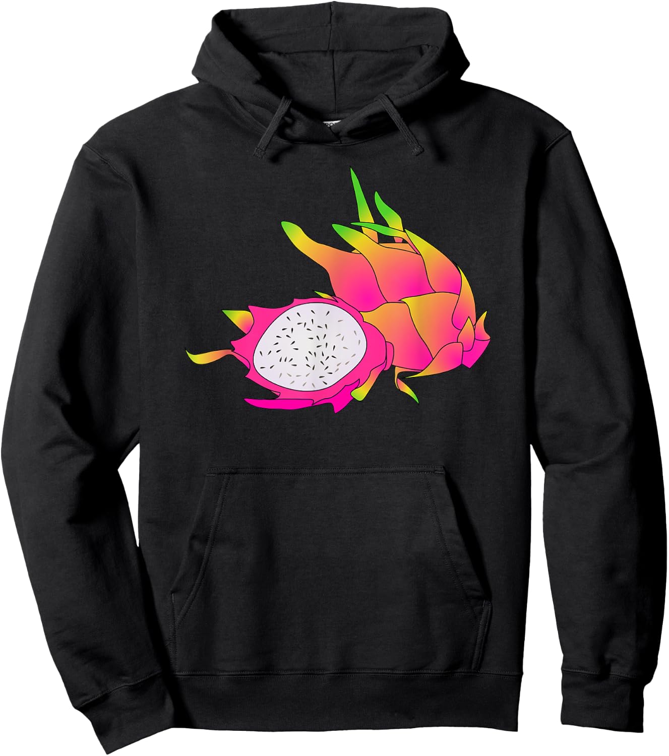 Dragon Fruit Pitaya Tropical Fruit Hoodie - Hoodie | Black
