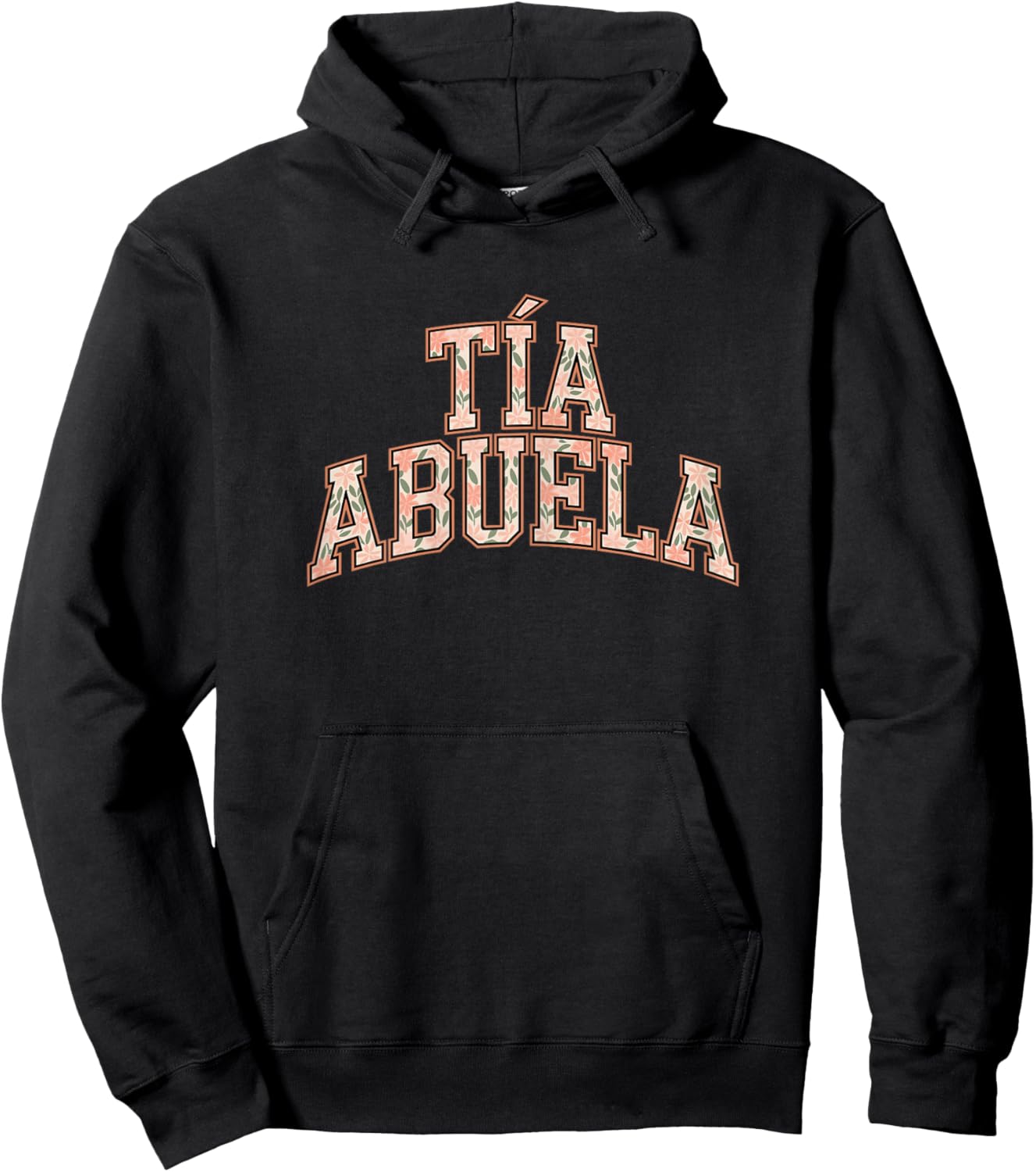 Tía Abuela Retro Florales Mejor Tía del Mundo Hoodie - Hoodie | Black