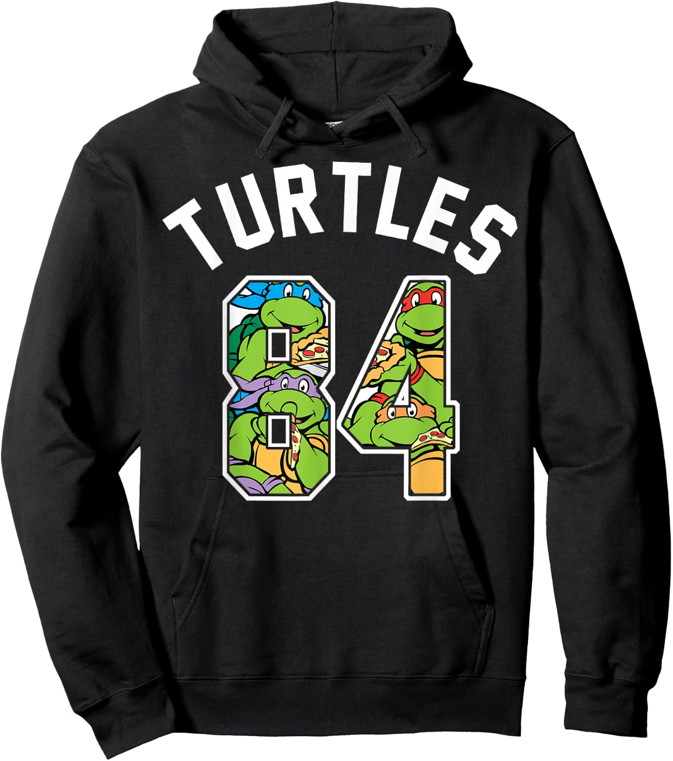 Teenage Mutant Ninja Turtles 84' Group Collage Hoodie - Hoodie | Black