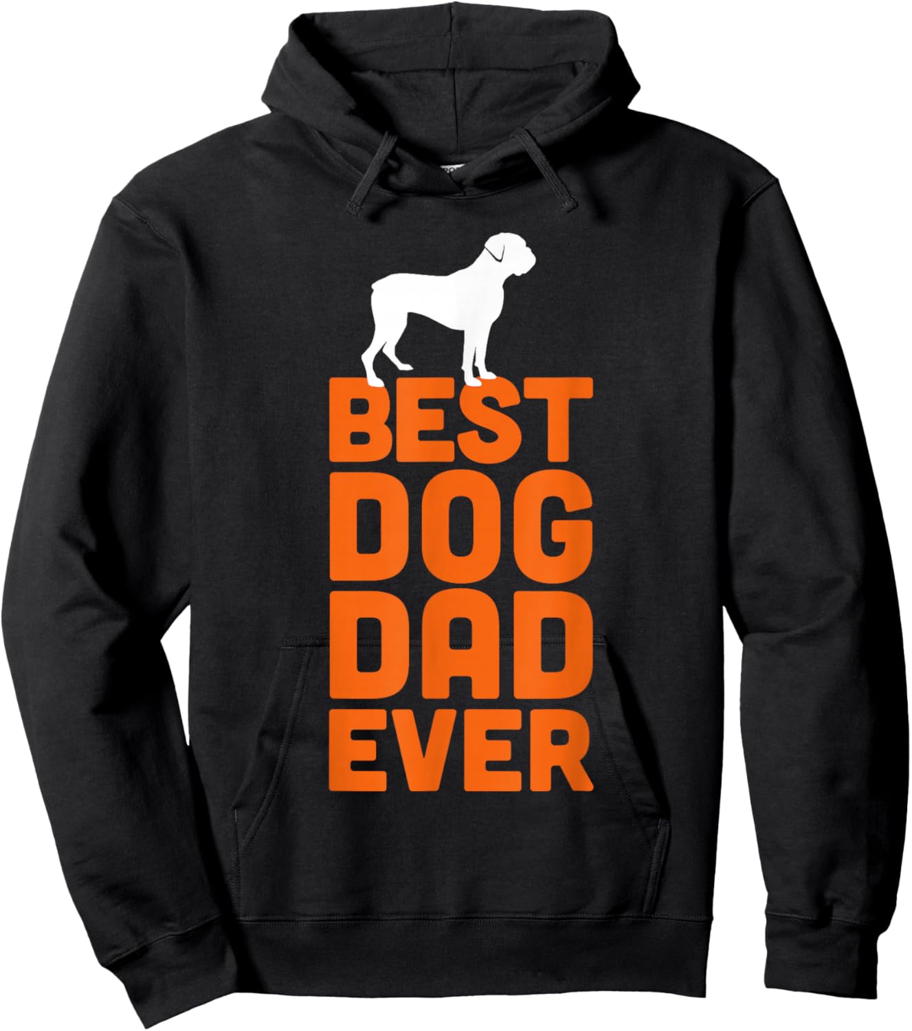 Best Boxer Owner Dog Dad Ever Hoodie - Hoodie | Black
