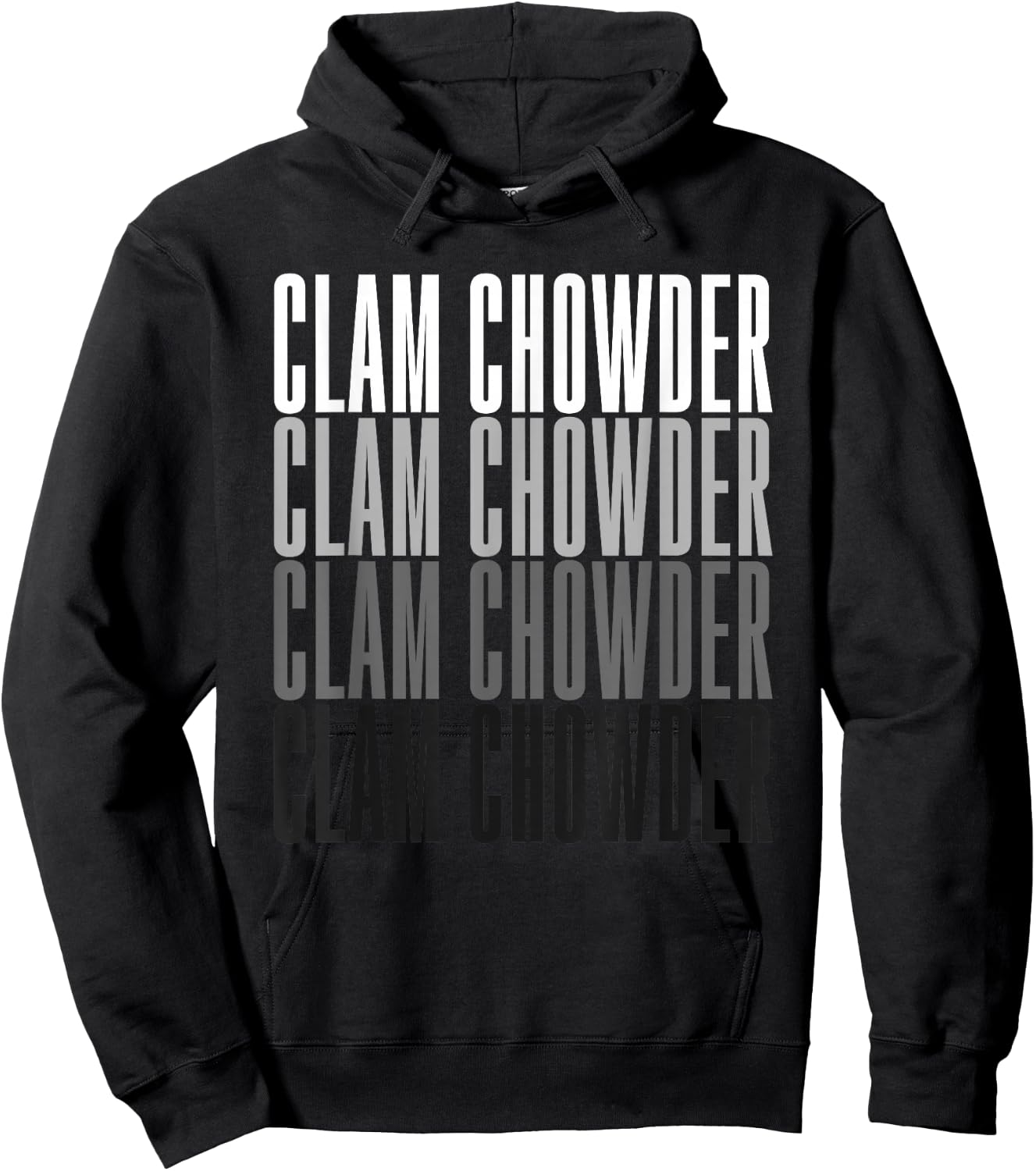 Clam Chowder Seafood Gift Hoodie - Hoodie | Black