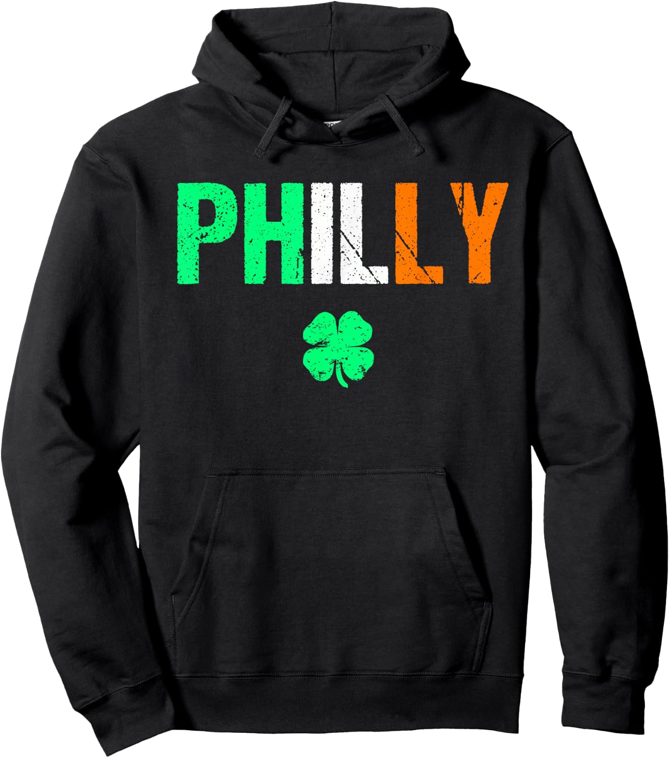 Philly Irish Shirt | Philadelphia Saint Patrick's Day Hoodie - Hoodie | Black