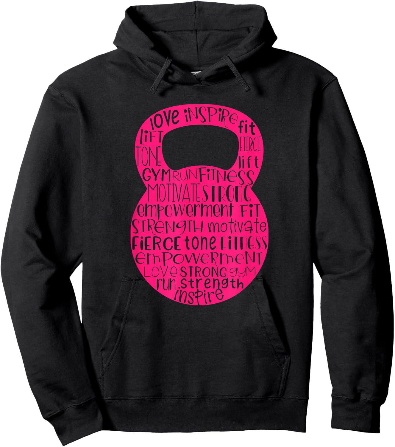 Inspiring Kettle Bell Hoodie - Hoodie | Black