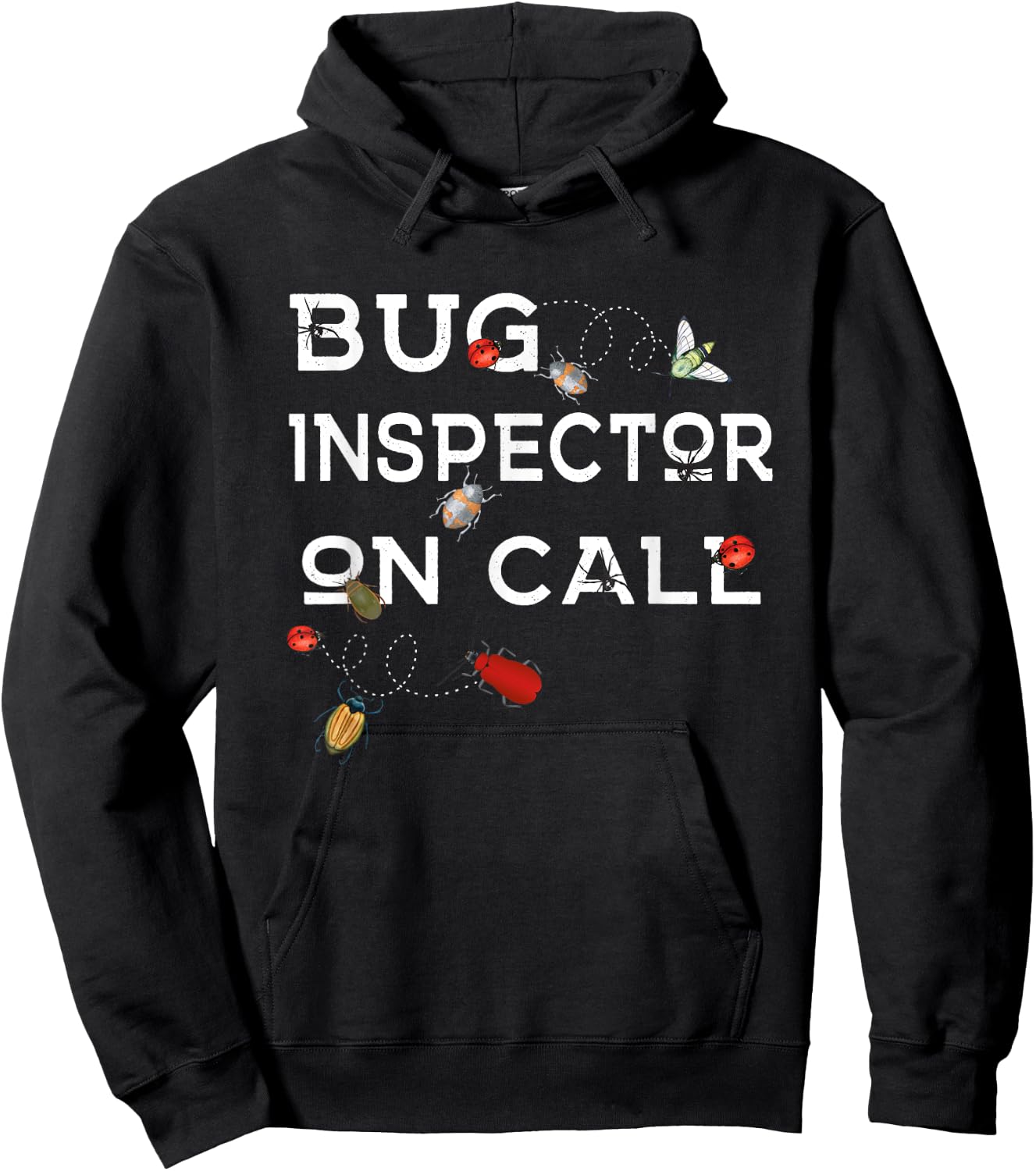 Kids Bug Inspector Shirt On Call Boy Girl Hoodie - Hoodie | Black