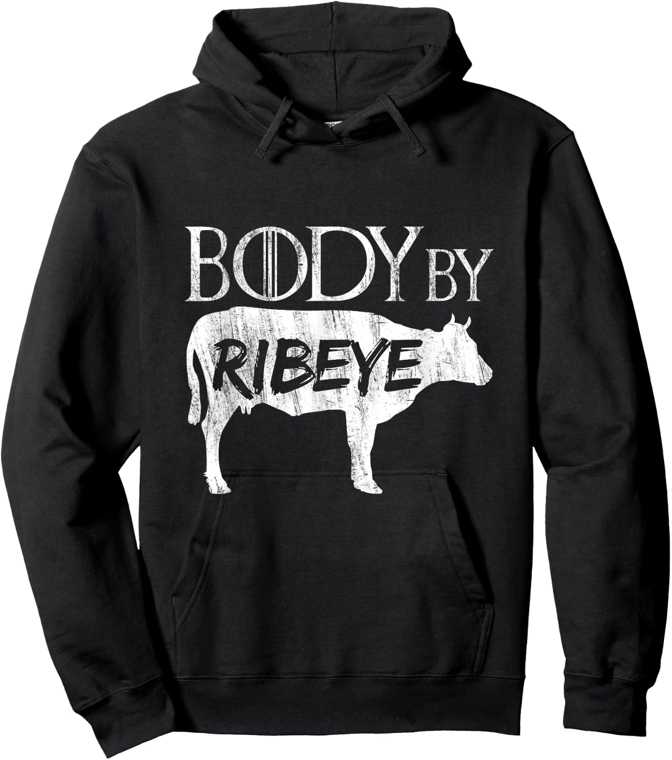Carnivore Diet Body By Ribeye Hoodie - Hoodie | Black