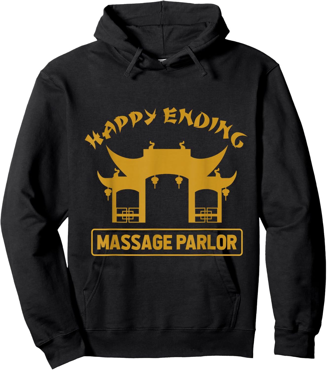 Massage Parlor Bangkok Nana Pattaya Thailand Happy Ending Hoodie - Hoodie | Black